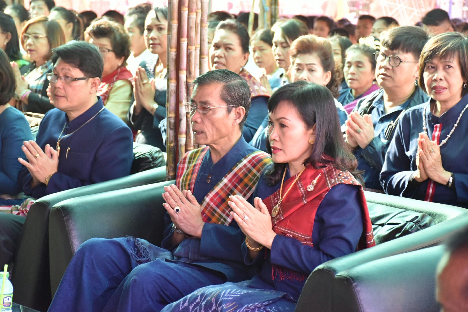 19 มกราคม 2561 พิธีบวงสรวงแม่โพสพ งานบุญเบิกฟ้าและกาชาด จังหวัดมหาสารคาม ประจำปี 2561