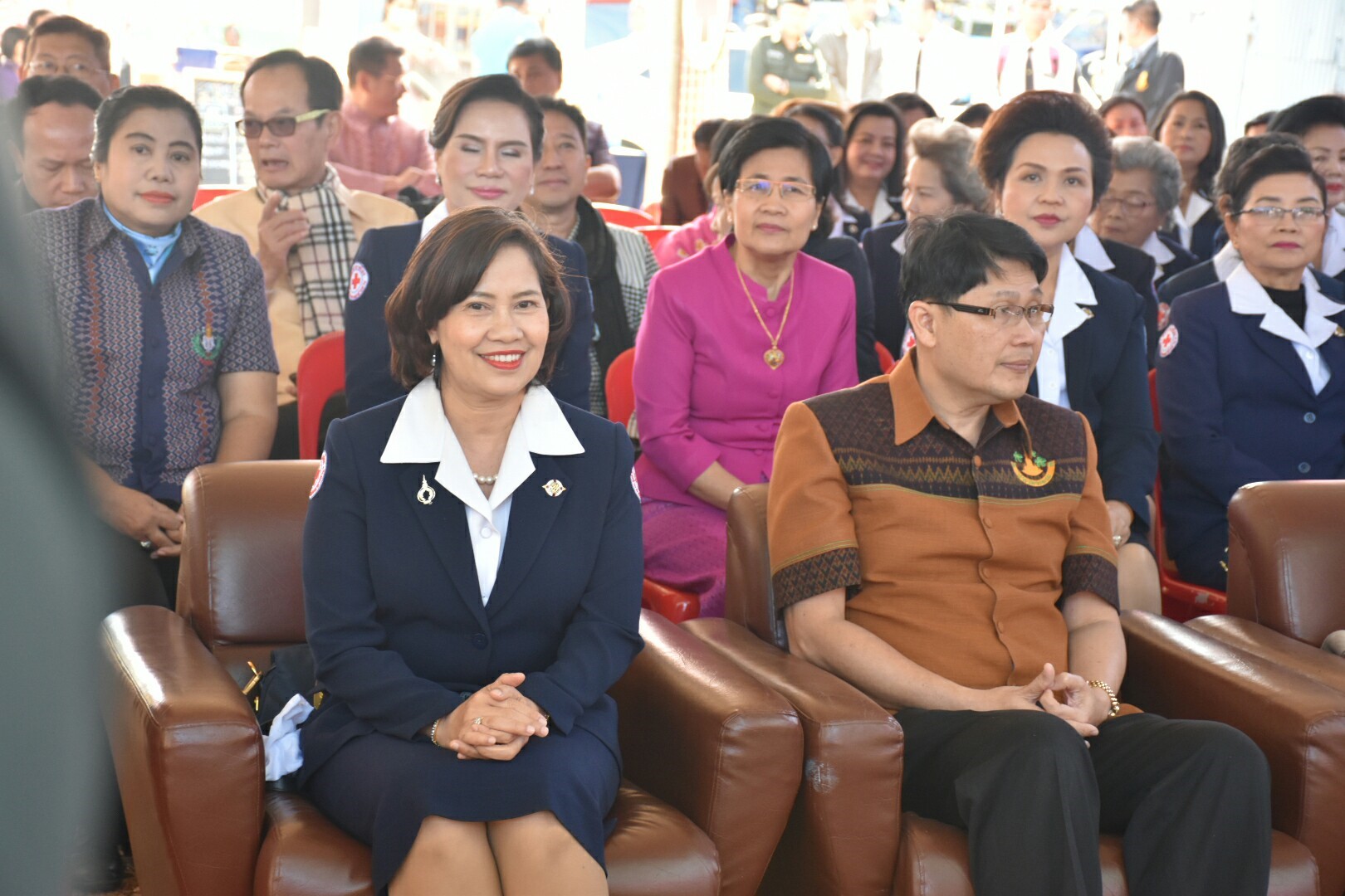 12 มกราคม 2561 พิธีเปิด “ร้านมัจฉากาชาด” ในงานบุญเบิกฟ้าและกาชาดจังหวัดมหาสารคาม ประจำปี 2561