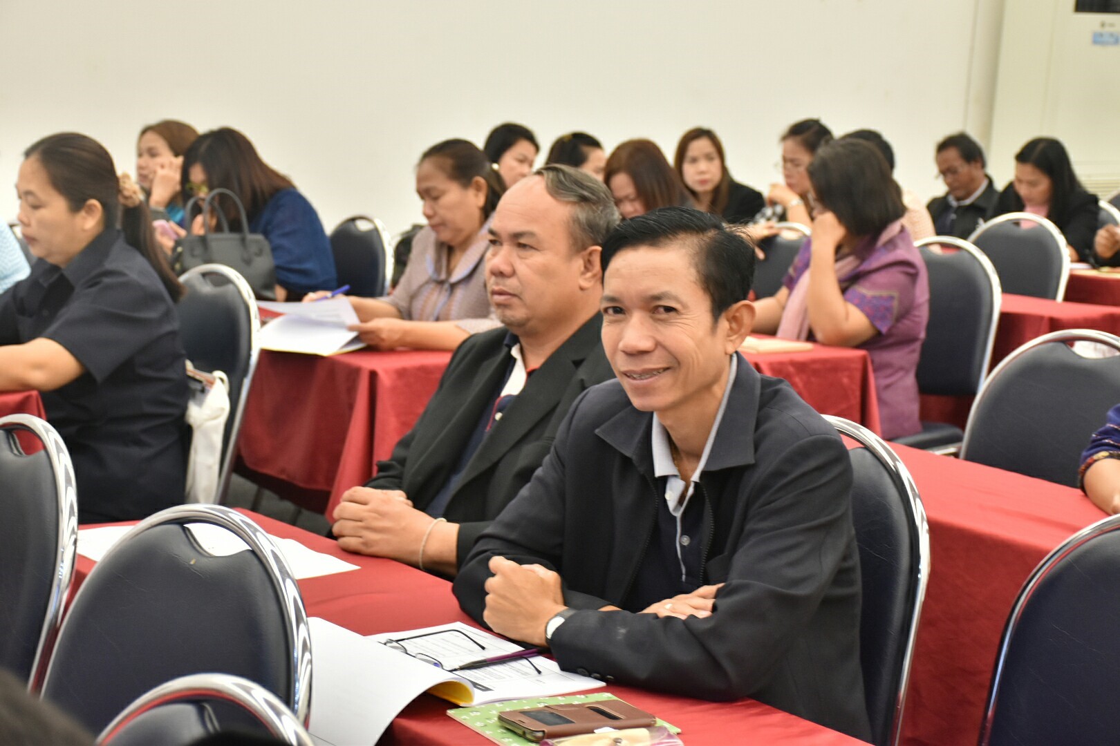4 มกราคม 2561 สำนักงานพัฒนาชุมชนจังหวัดมหาสารคาม ดำเนินกิจกรรมตามยุทธศาสตร์การพัฒนาชุมชน ประจำปีงบประมาณ พ.ศ.2561 กิจกรรมประชุมเชิงปฏิบัติการเสริมสร้างความตระหนักในการรักษาความมั่นคงปลอดภัยด้านสารสนเทศ (Information Security Awarreness) ระดับจังหวัด