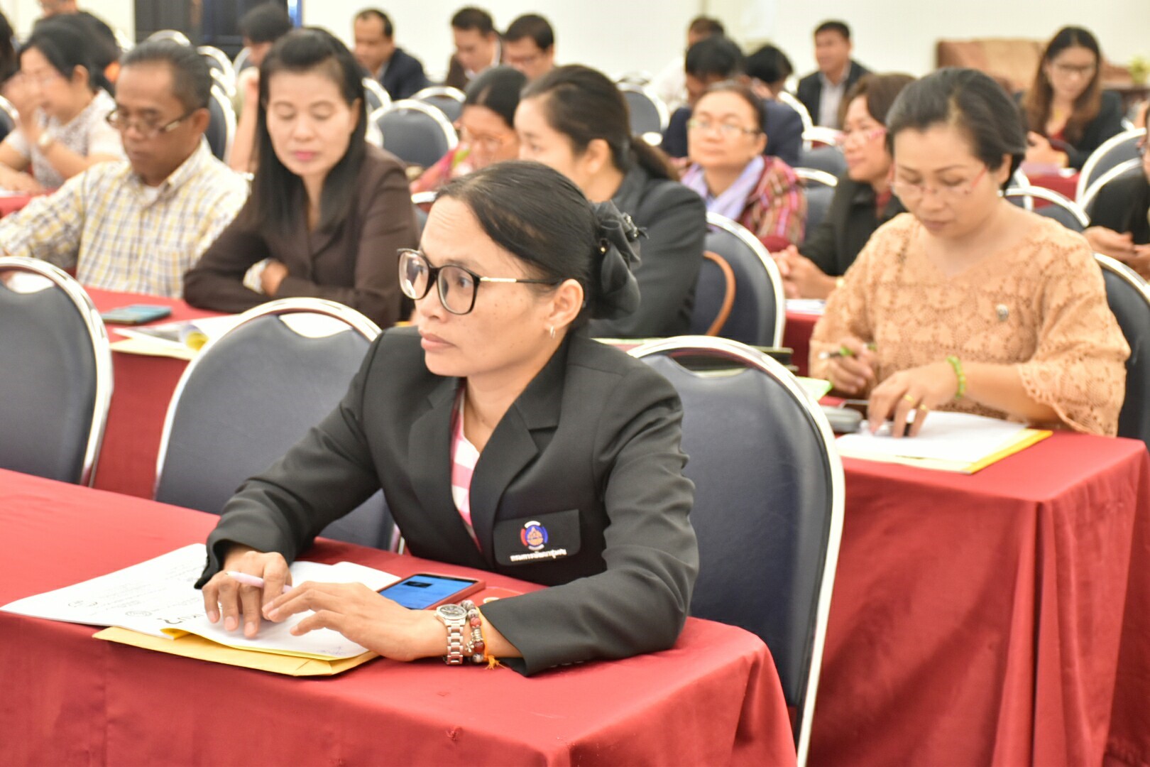 4 มกราคม 2561 สำนักงานพัฒนาชุมชนจังหวัดมหาสารคาม ดำเนินกิจกรรมตามยุทธศาสตร์การพัฒนาชุมชน ประจำปีงบประมาณ พ.ศ.2561 กิจกรรมประชุมเชิงปฏิบัติการเสริมสร้างความตระหนักในการรักษาความมั่นคงปลอดภัยด้านสารสนเทศ (Information Security Awarreness) ระดับจังหวัด