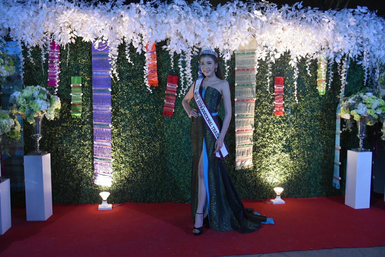20 มกราคม 2561 “ราตรีเส้นสายลายผ้า” ในงานประเพณีบุญเบิกฟ้าและงานกาชาดจังหวัดมหาสารคาม ประจำปี 2561