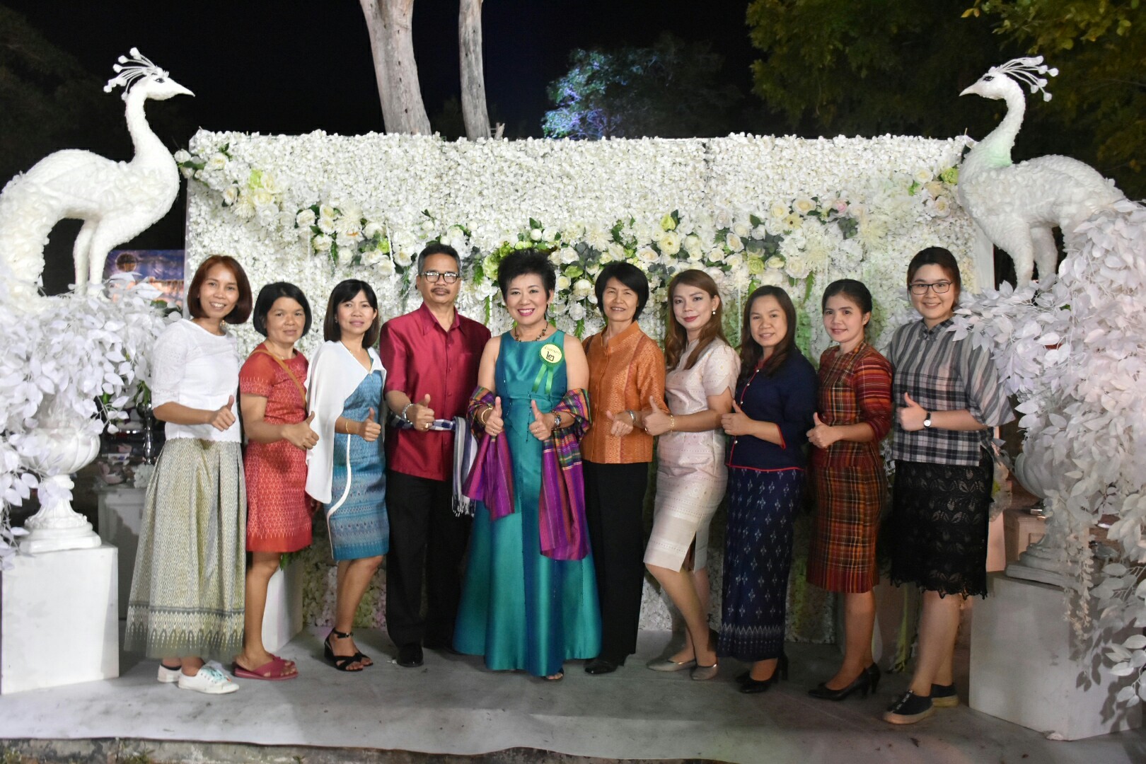 20 มกราคม 2561 “ราตรีเส้นสายลายผ้า” ในงานประเพณีบุญเบิกฟ้าและงานกาชาดจังหวัดมหาสารคาม ประจำปี 2561