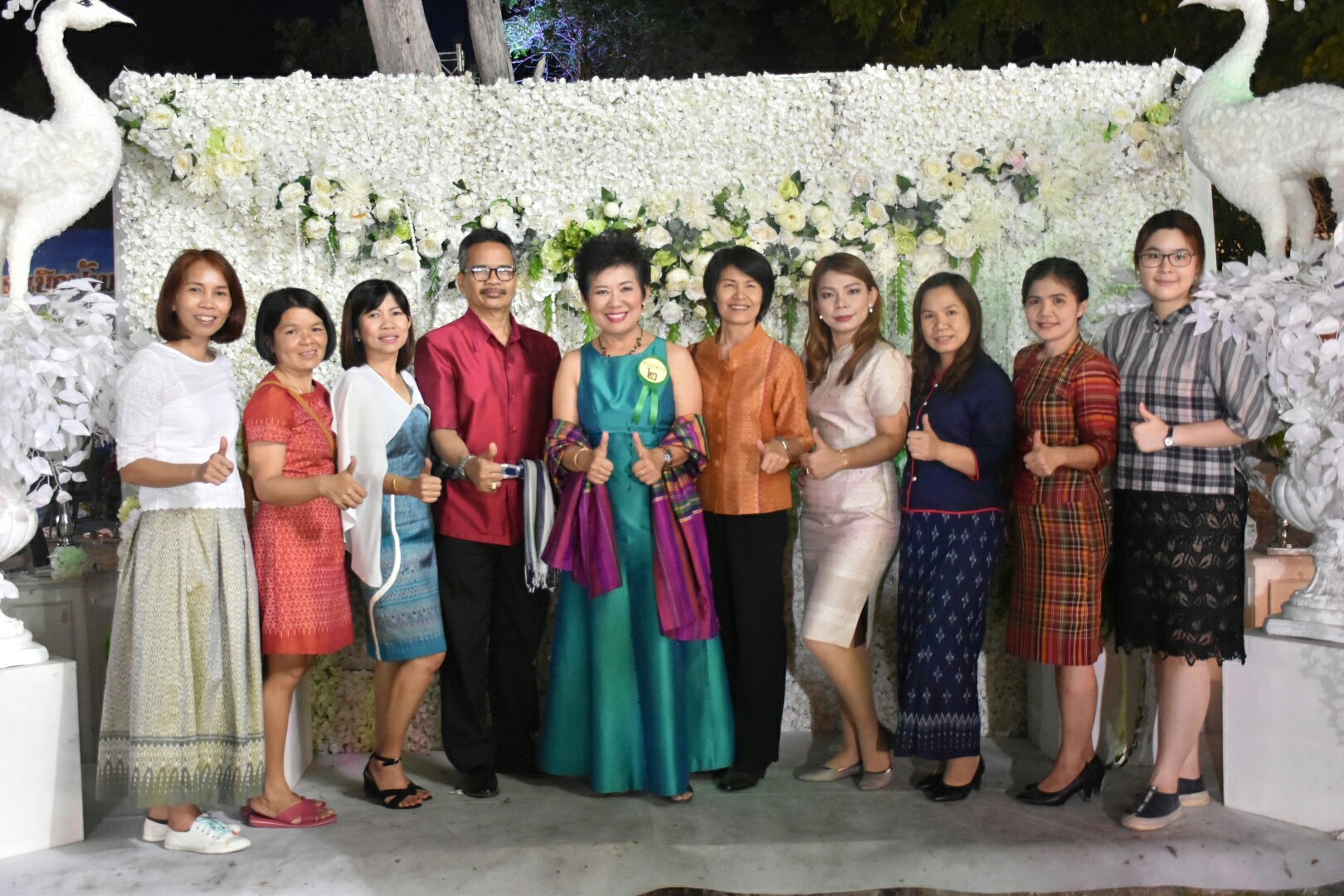 20 มกราคม 2561 “ราตรีเส้นสายลายผ้า” ในงานประเพณีบุญเบิกฟ้าและงานกาชาดจังหวัดมหาสารคาม ประจำปี 2561