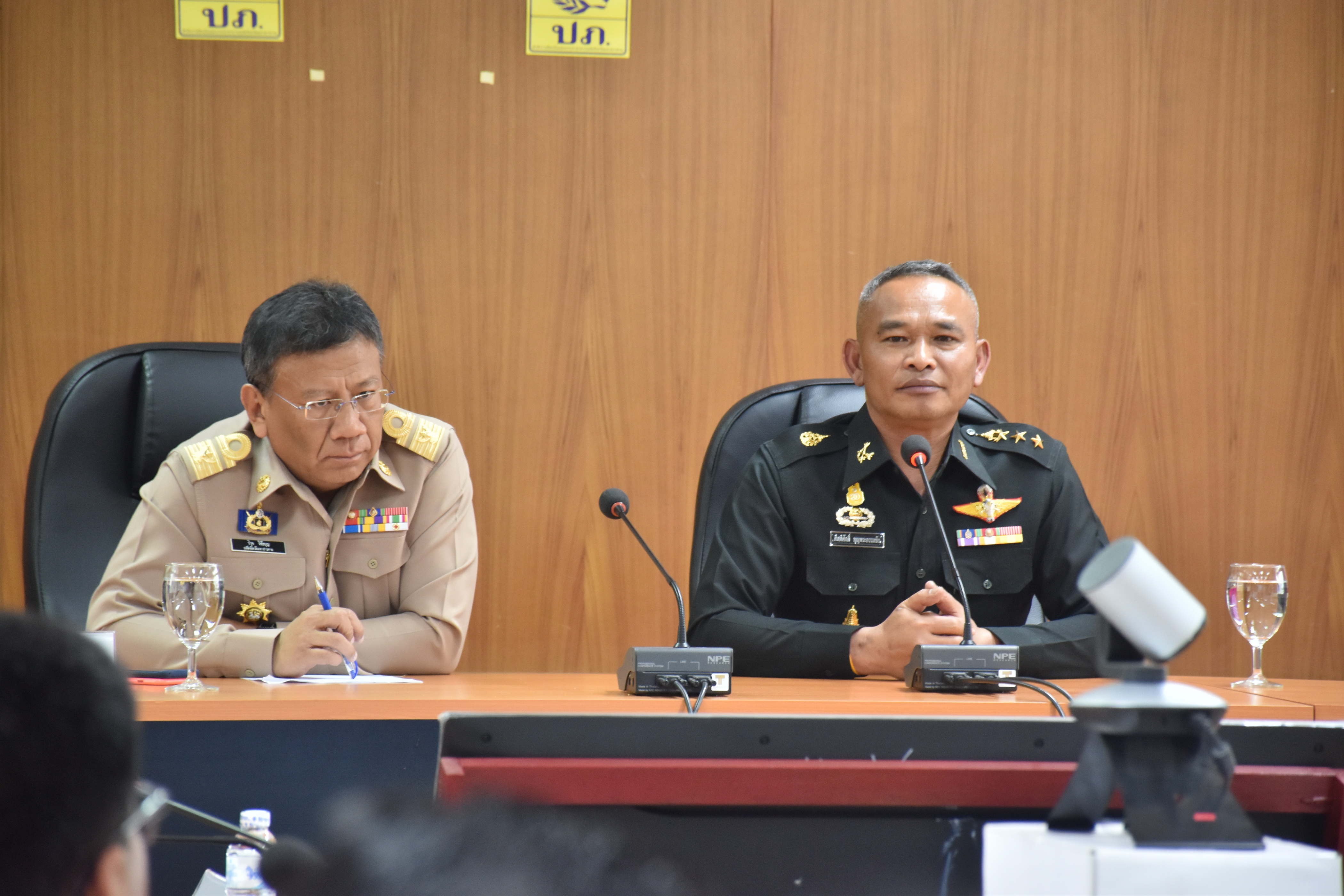 27 กุมภาพันธ์ 2561 การประชุมการเตรียมการต้อนรับคณะแม่ทัพภาคที่ 2 ตรวจเยี่ยมการปฏิบัติในพื้นที่จังหวัดมหาสารคาม