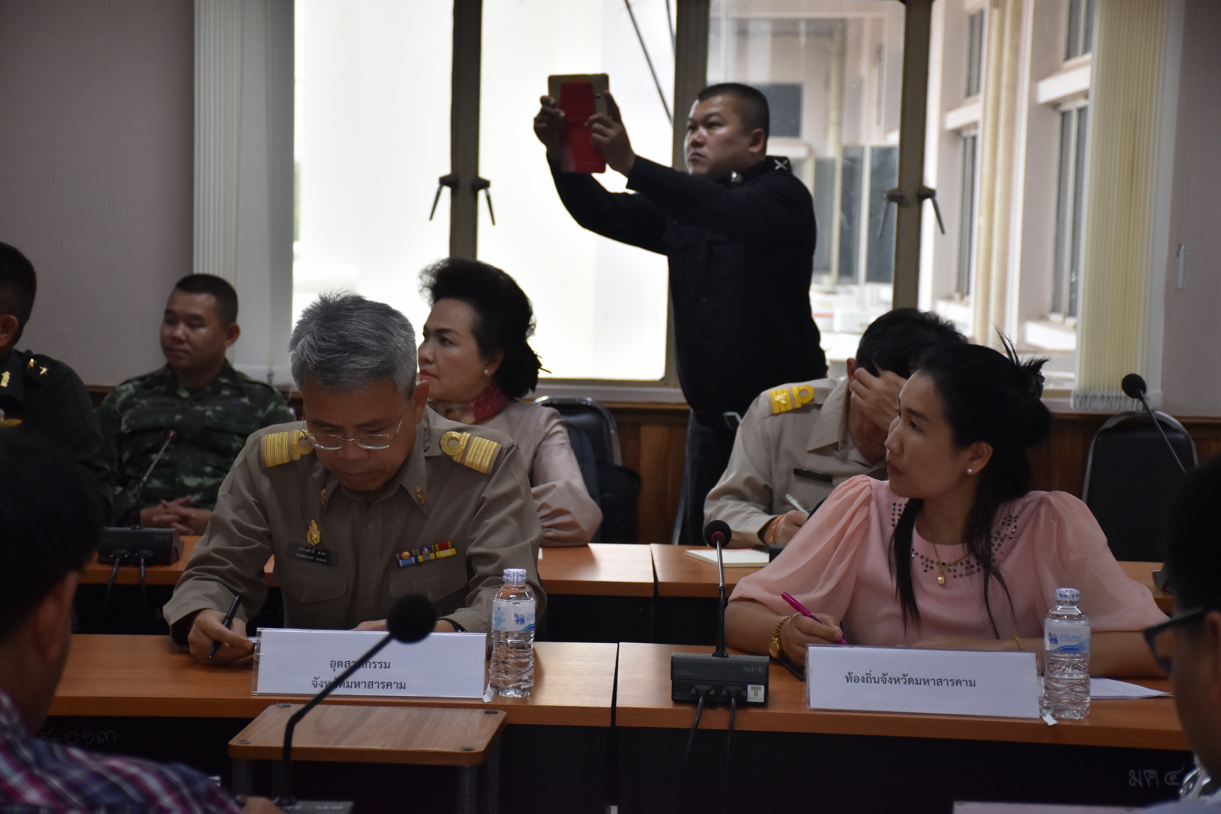 27 กุมภาพันธ์ 2561 การประชุมการเตรียมการต้อนรับคณะแม่ทัพภาคที่ 2 ตรวจเยี่ยมการปฏิบัติในพื้นที่จังหวัดมหาสารคาม