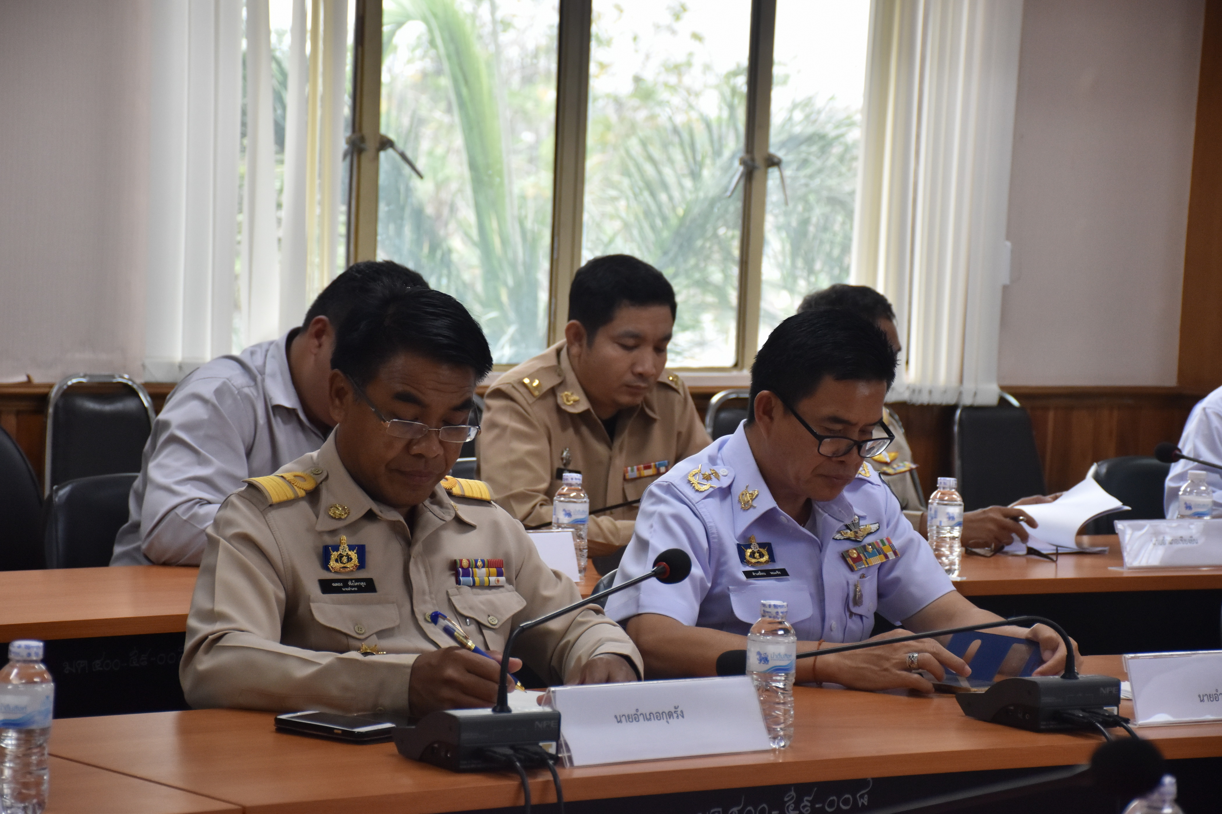 27 กุมภาพันธ์ 2561 การประชุมการเตรียมการต้อนรับคณะแม่ทัพภาคที่ 2 ตรวจเยี่ยมการปฏิบัติในพื้นที่จังหวัดมหาสารคาม