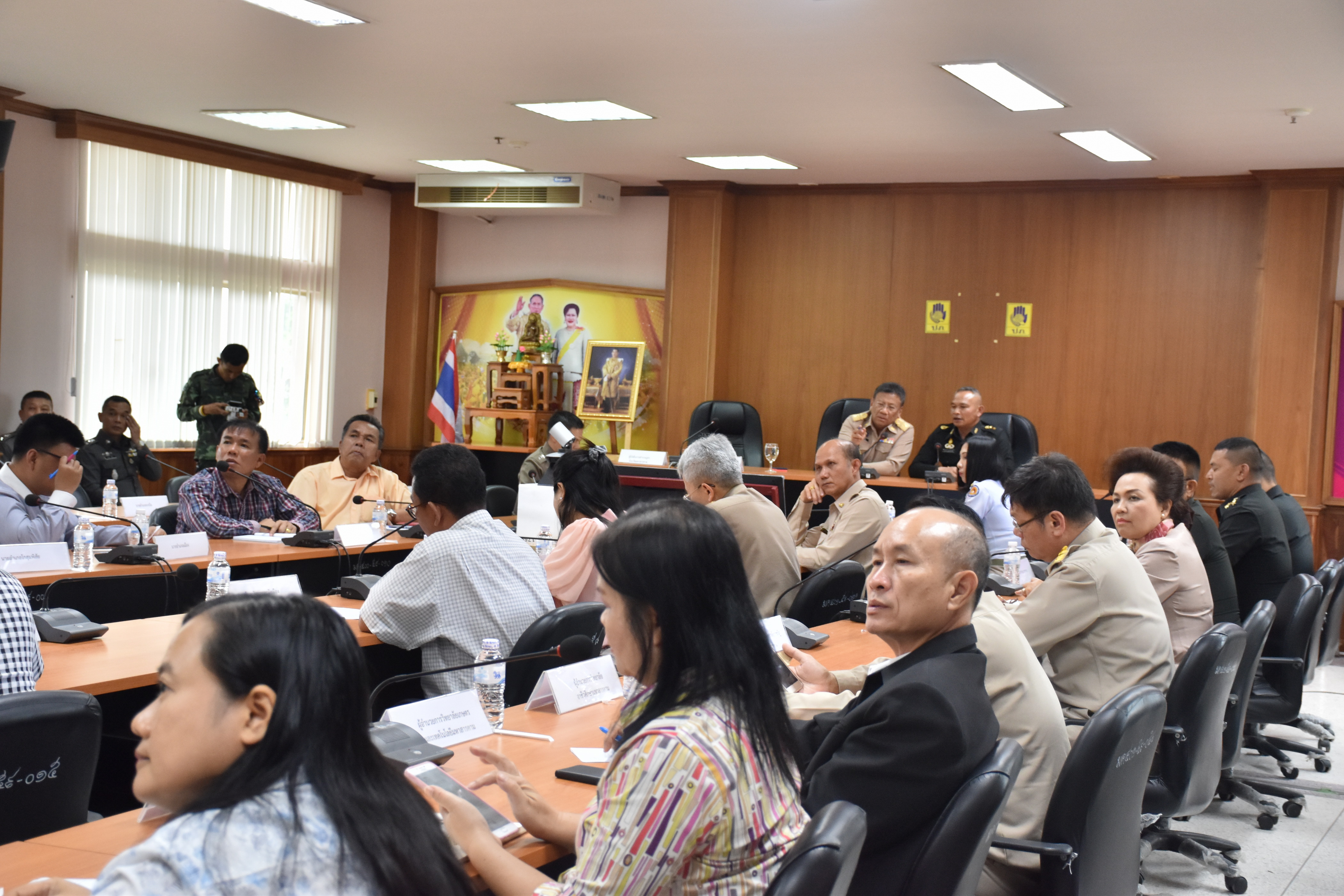 27 กุมภาพันธ์ 2561 การประชุมการเตรียมการต้อนรับคณะแม่ทัพภาคที่ 2 ตรวจเยี่ยมการปฏิบัติในพื้นที่จังหวัดมหาสารคาม