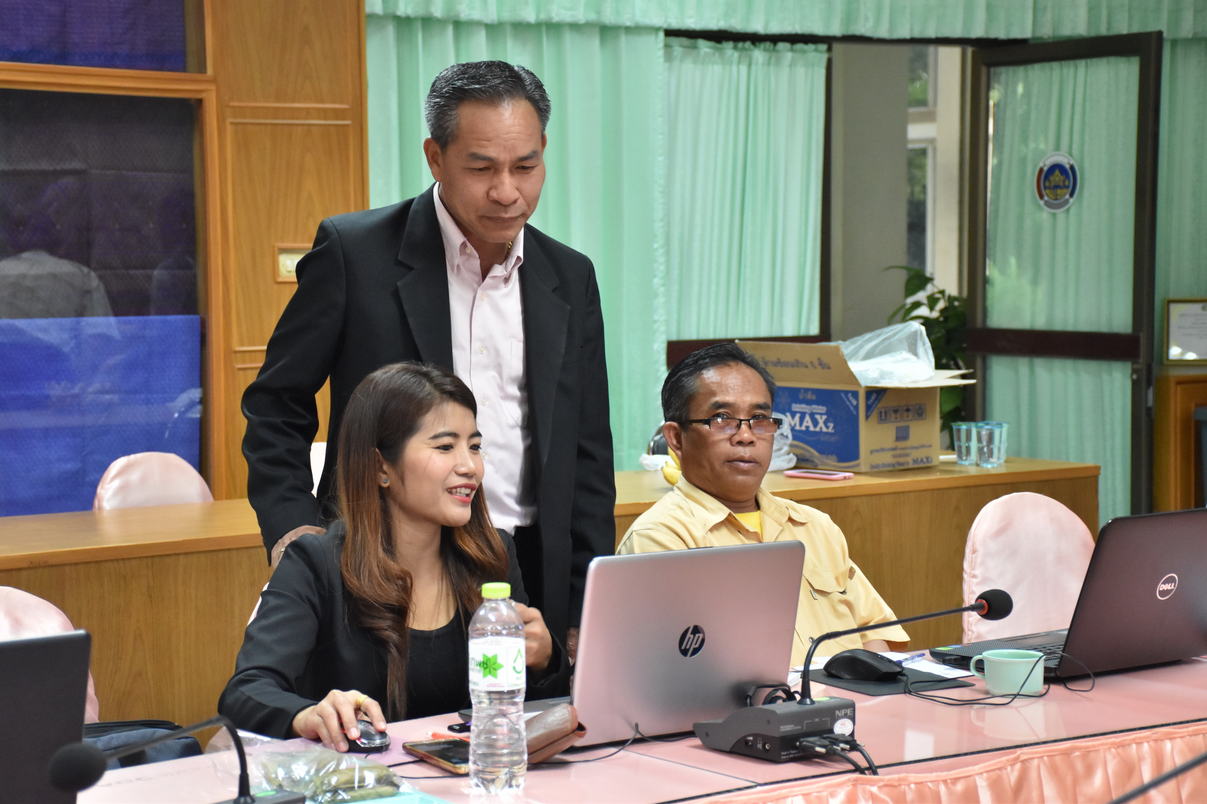 13 กุมภาพันธ์ 2561 การประชุม Video Conference ชี้แจงการอัปโหลดข้อมูล จปฐ. ปี 2561
