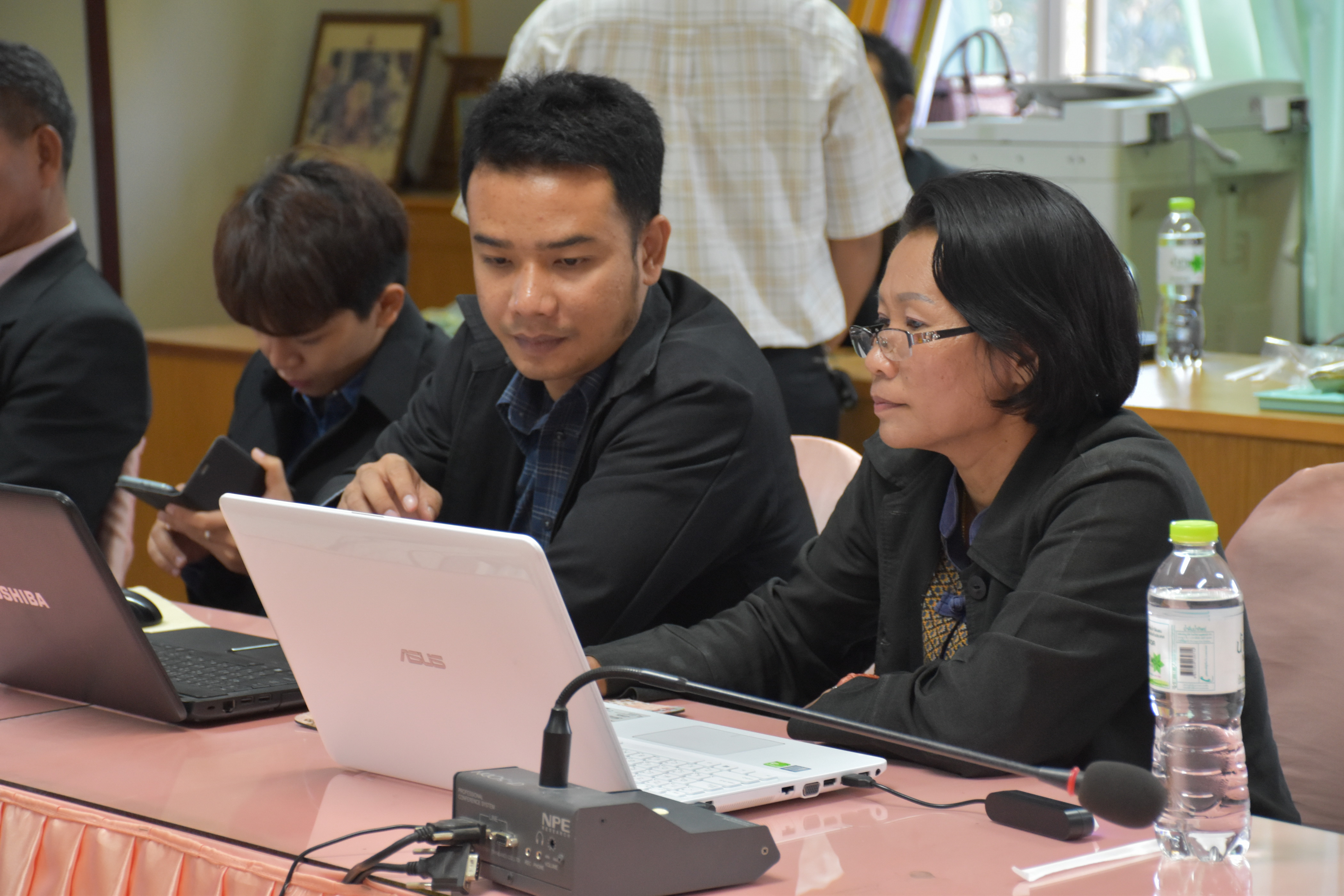 13 กุมภาพันธ์ 2561 การประชุม Video Conference ชี้แจงการอัปโหลดข้อมูล จปฐ. ปี 2561