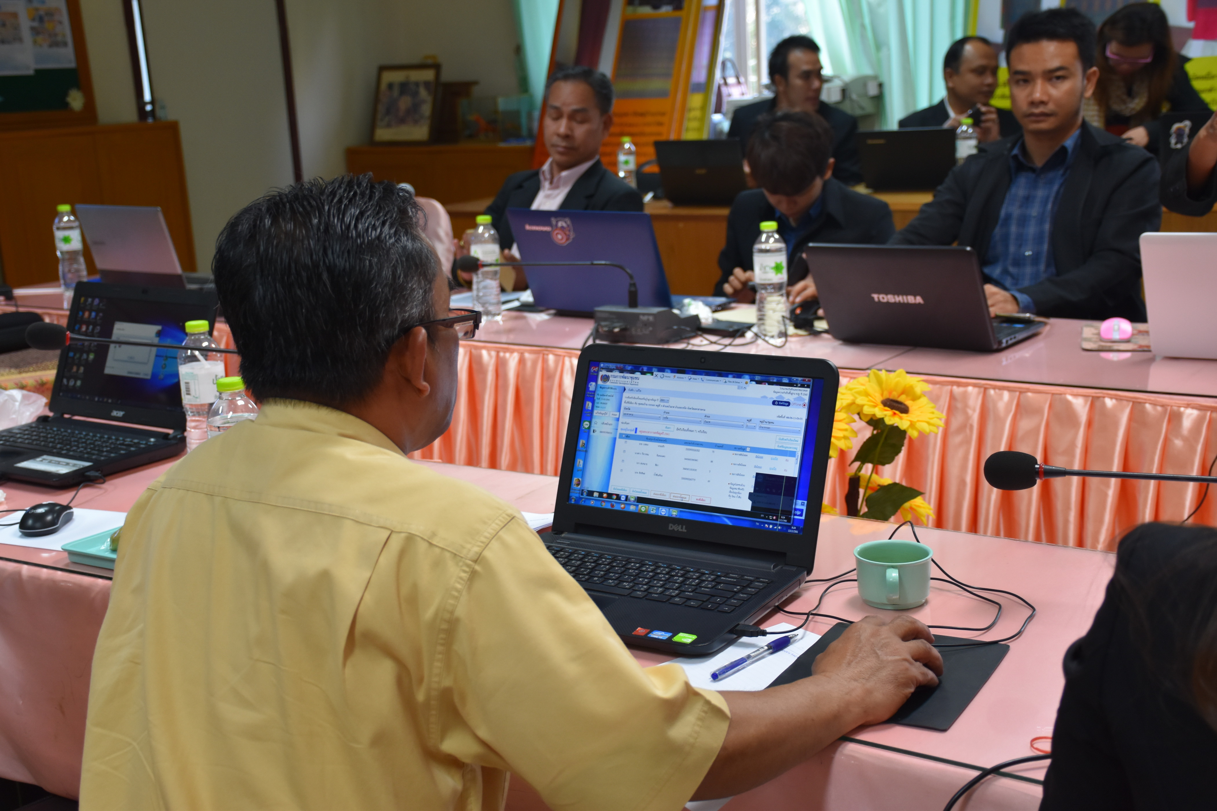 13 กุมภาพันธ์ 2561 การประชุม Video Conference ชี้แจงการอัปโหลดข้อมูล จปฐ. ปี 2561