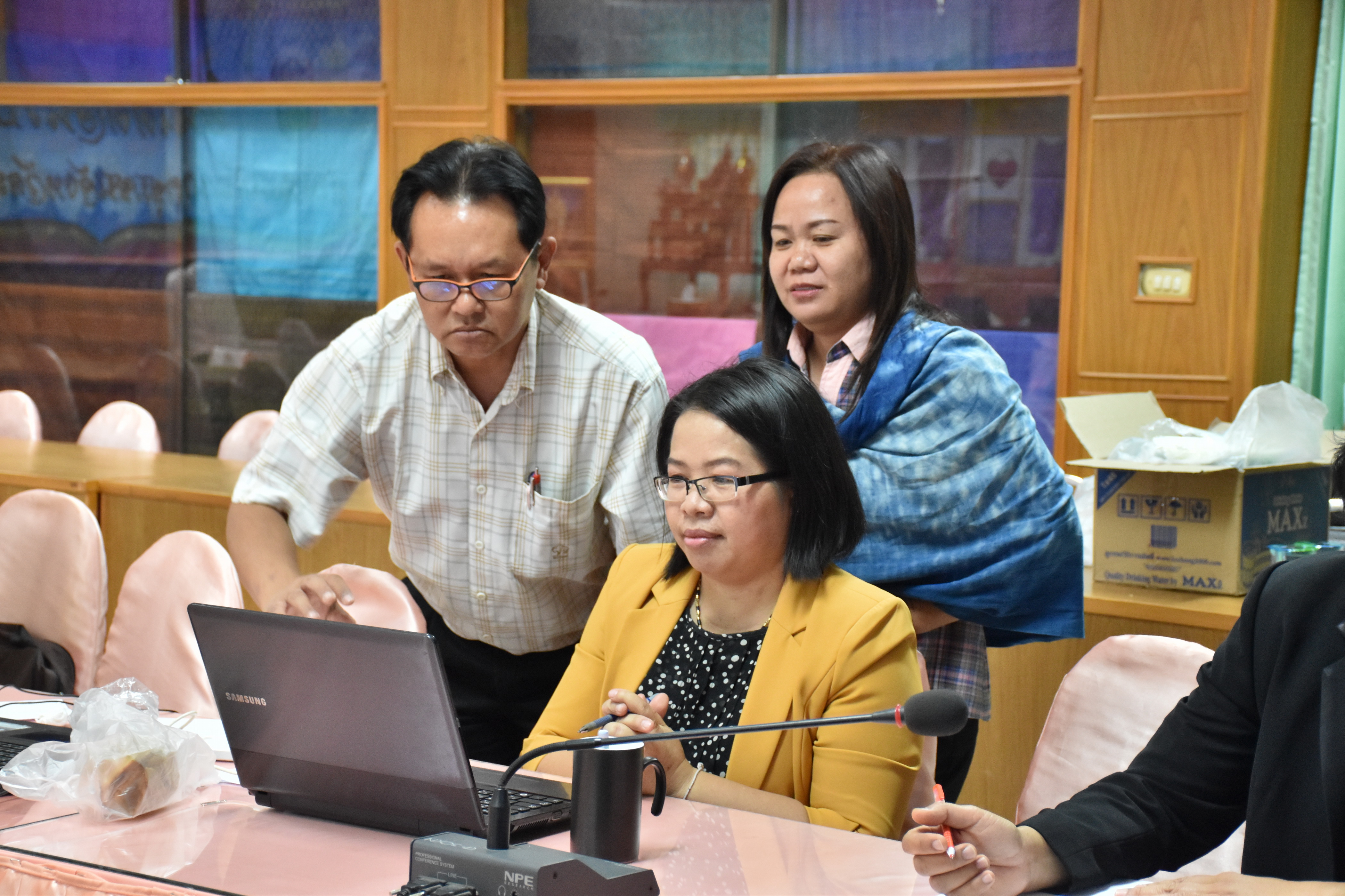 13 กุมภาพันธ์ 2561 การประชุม Video Conference ชี้แจงการอัปโหลดข้อมูล จปฐ. ปี 2561