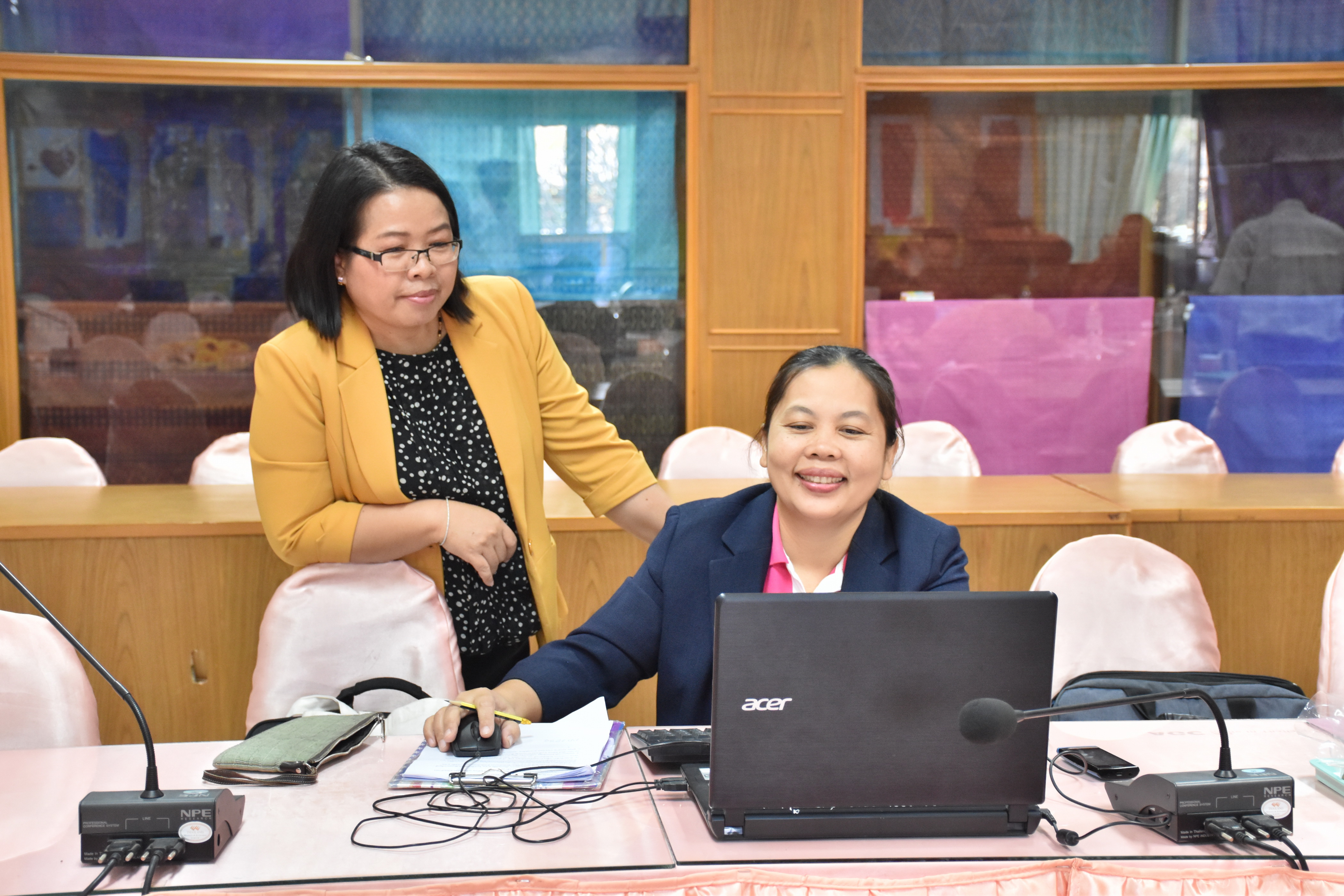 13 กุมภาพันธ์ 2561 การประชุม Video Conference ชี้แจงการอัปโหลดข้อมูล จปฐ. ปี 2561