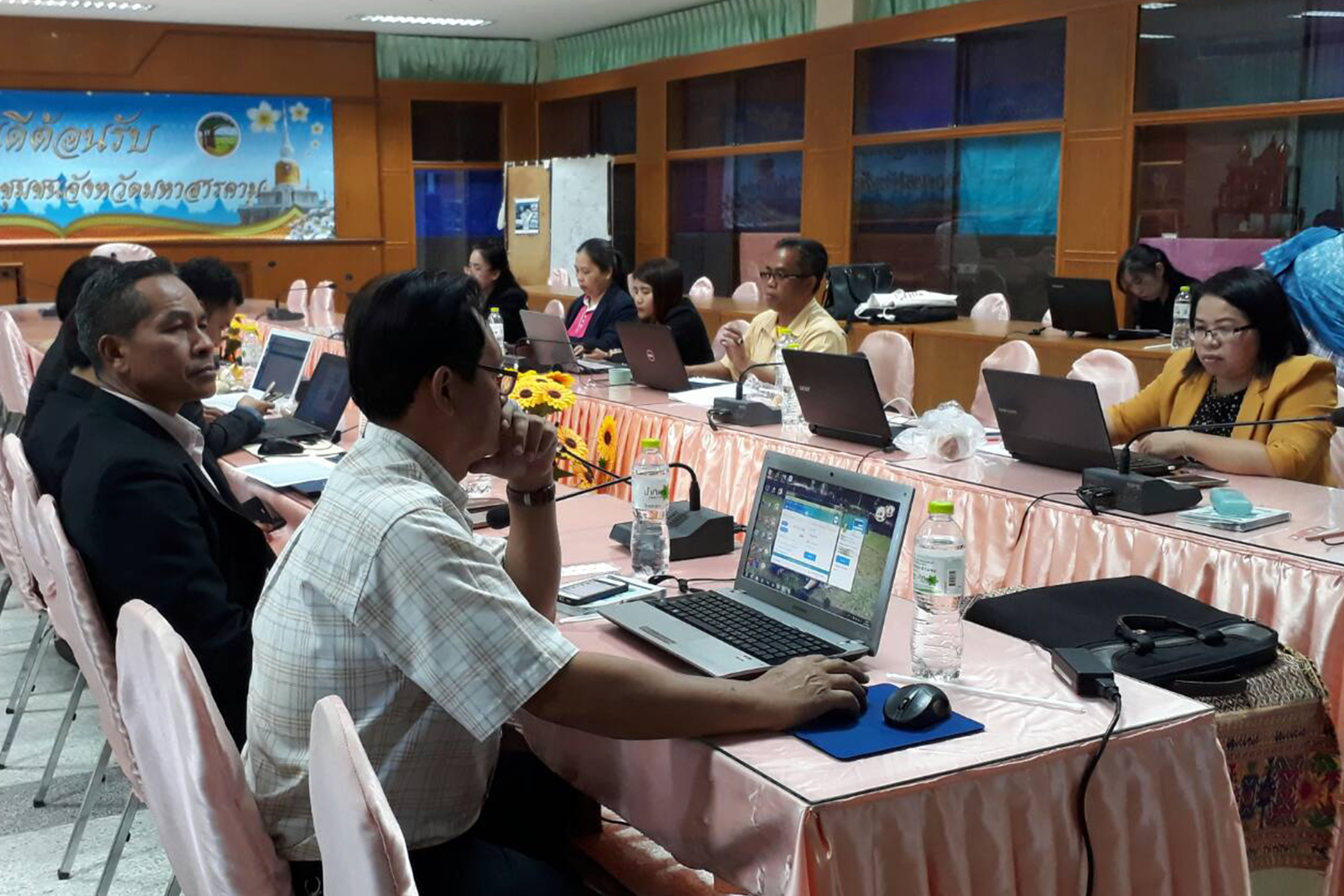 13 กุมภาพันธ์ 2561 การประชุม Video Conference ชี้แจงการอัปโหลดข้อมูล จปฐ. ปี 2561