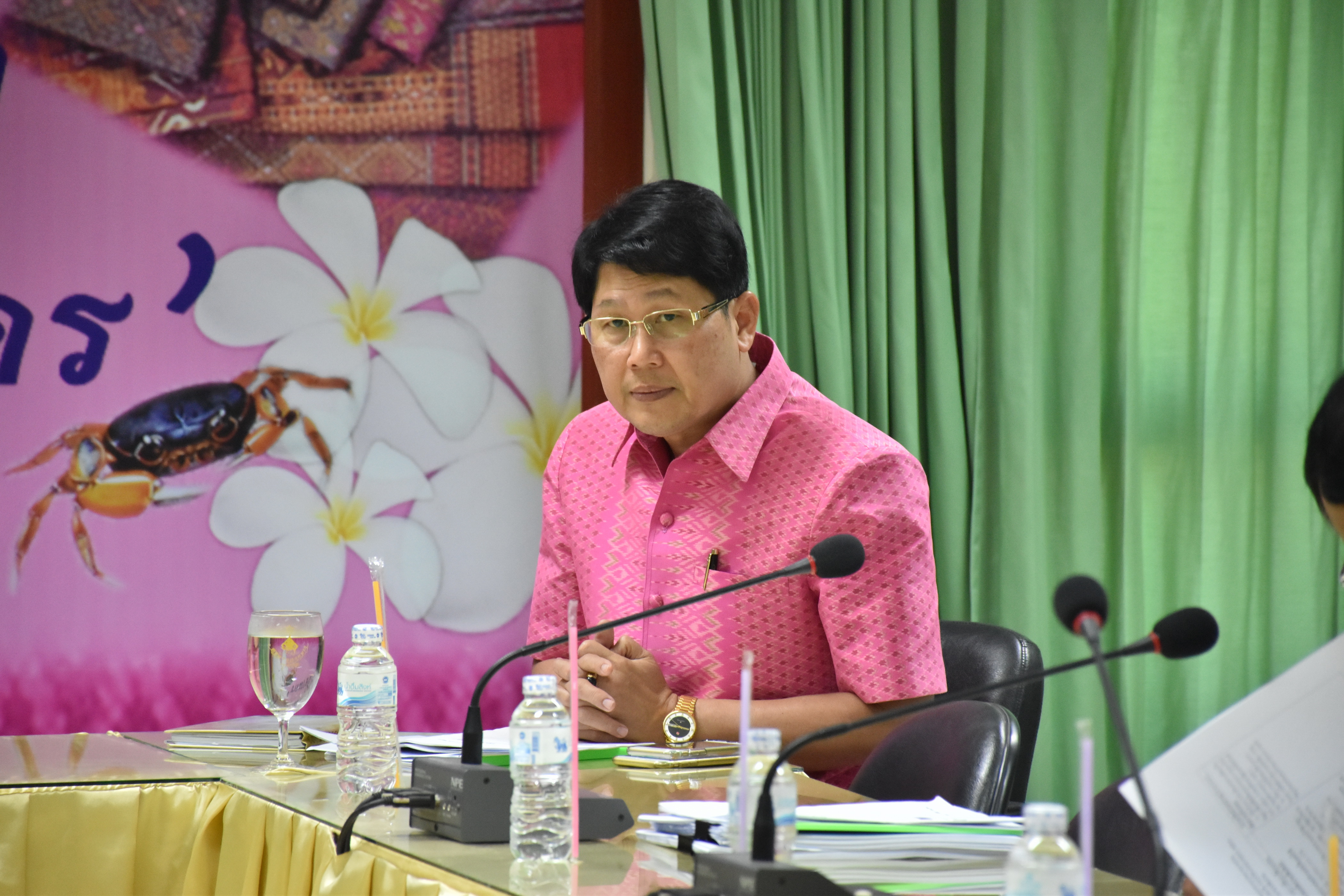 13 กุมภาพันธ์ 2561 การประชุมซ้กซ้อมแนวทางการขับเคลื่อนการพัฒนาประเทศตามโครงการไทยนิยม ยั่งยืน ผ่านระบบวีดิทัศน์ทางไกล (Video Conference)