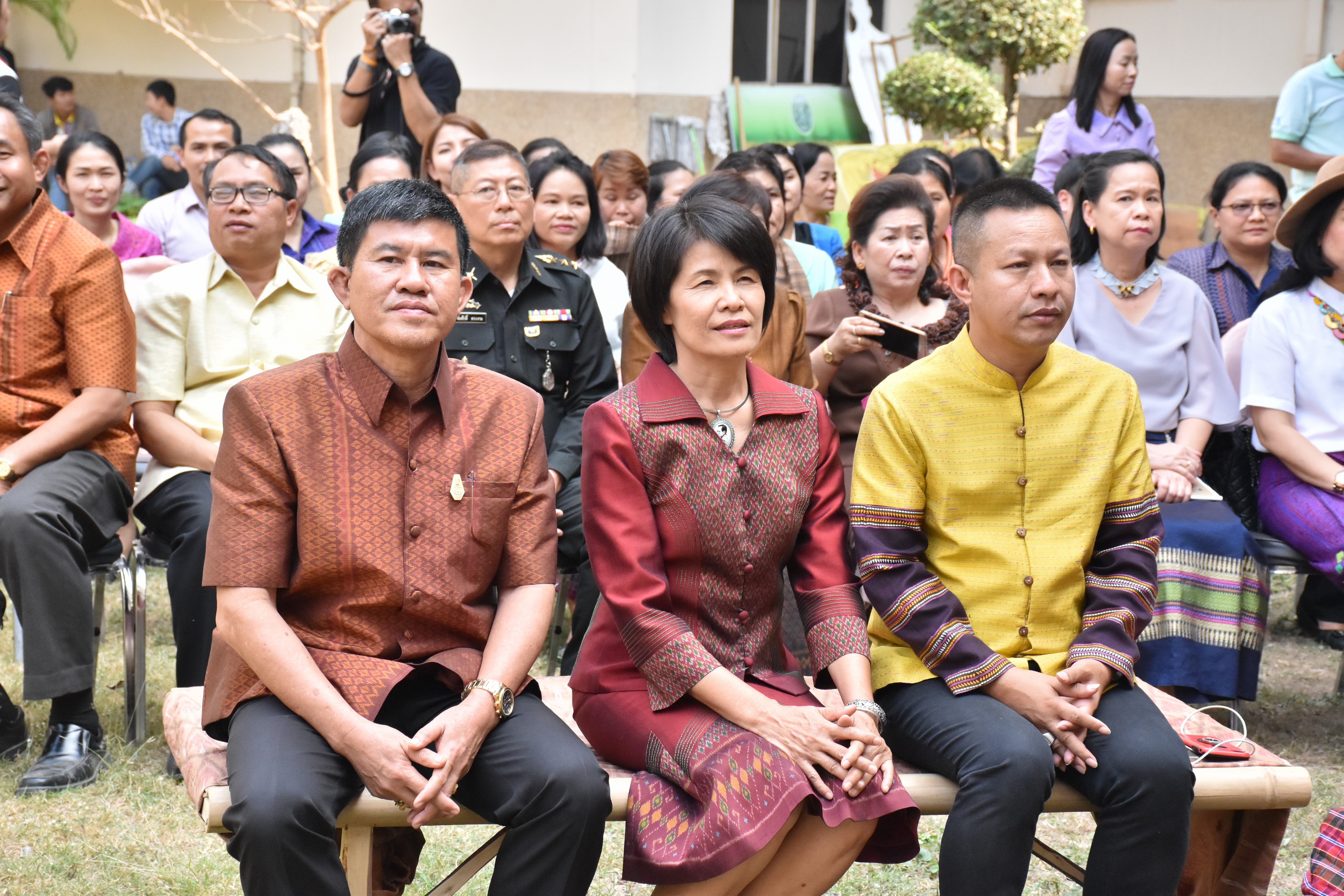 20 กุมภาพันธ์ 2561 การแถลงข่าวงาน “ร้อยแก่นสารสินธุ์ งานศิลป์แห่งแผ่นดิน ถิ่นแพรไหม” มหกรรมแสดงแฟชั่นและจำหน่ายผ้าไหมกลุ่มจังหวัดร้อยแก่นสารสินธุ์ งานจำหน่ายสินค้า OTOP จังหวัดมหาสารคาม