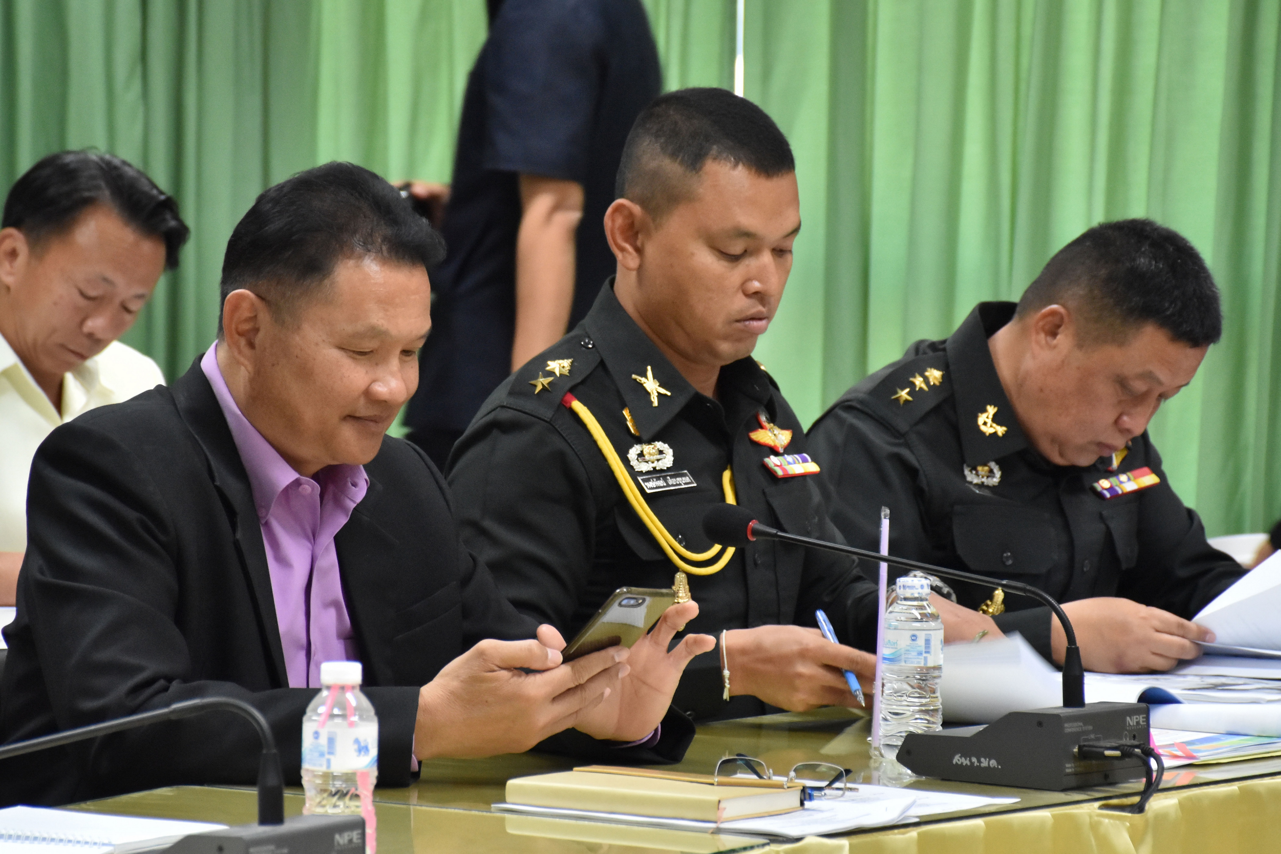 13 กุมภาพันธ์ 2561 การประชุมซ้กซ้อมแนวทางการขับเคลื่อนการพัฒนาประเทศตามโครงการไทยนิยม ยั่งยืน ผ่านระบบวีดิทัศน์ทางไกล (Video Conference)