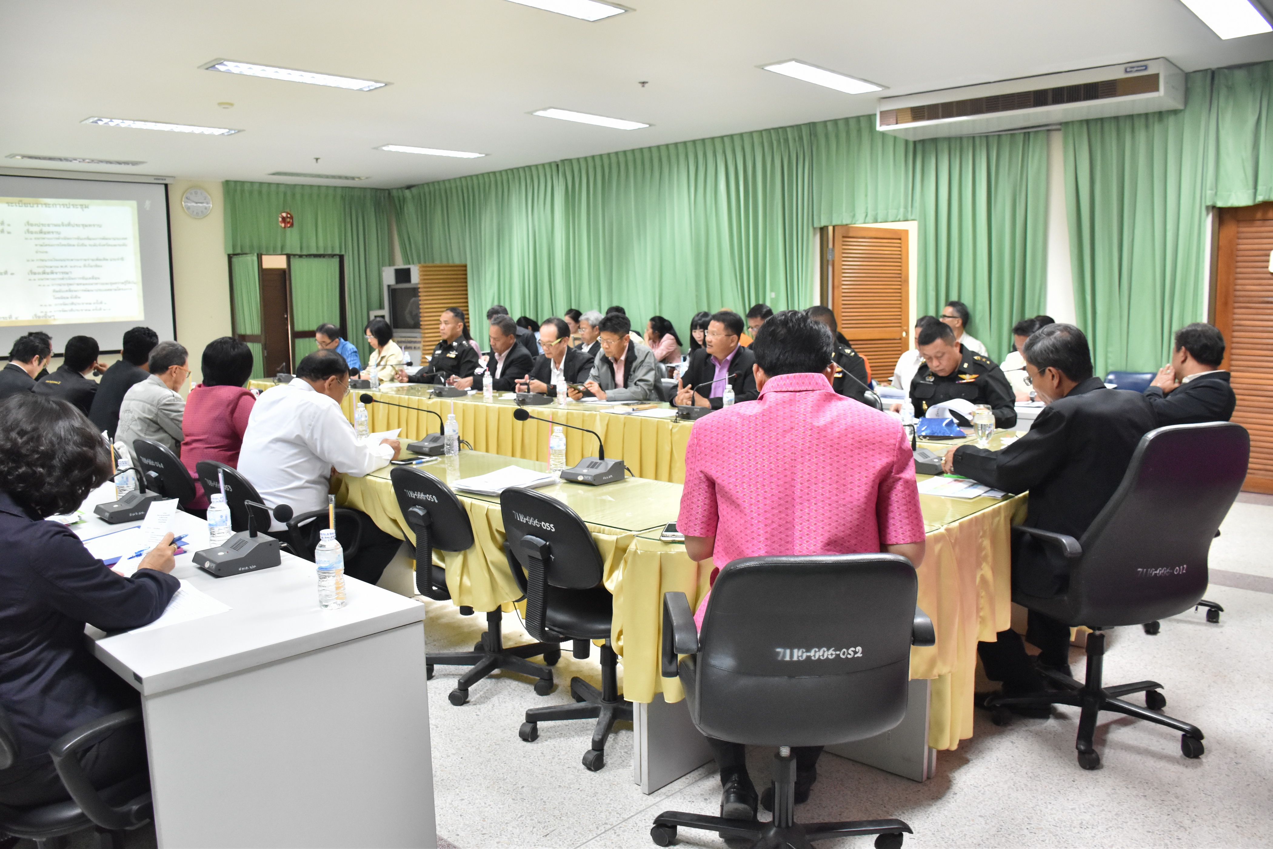13 กุมภาพันธ์ 2561 การประชุมซ้กซ้อมแนวทางการขับเคลื่อนการพัฒนาประเทศตามโครงการไทยนิยม ยั่งยืน ผ่านระบบวีดิทัศน์ทางไกล (Video Conference)