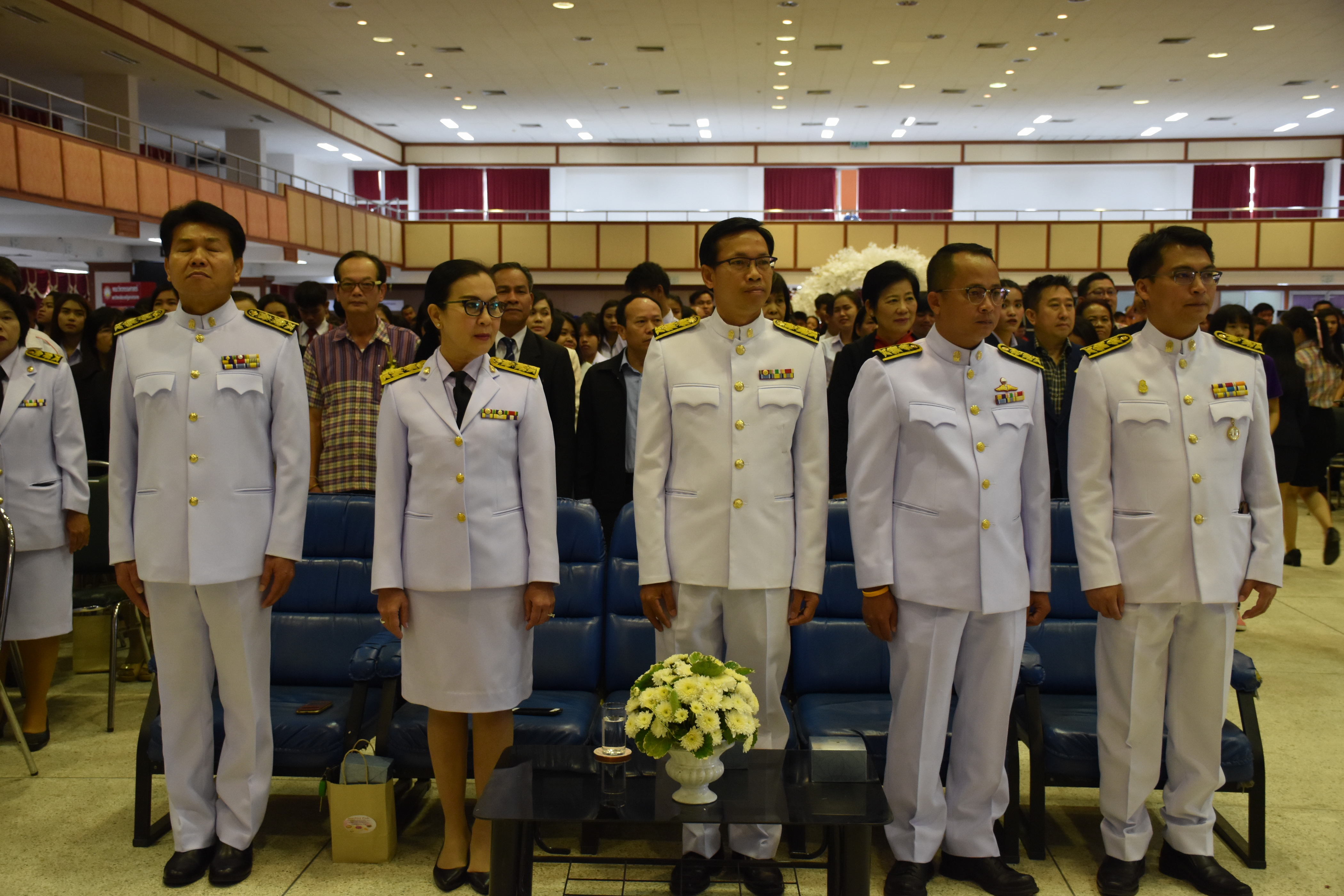 14 กุมภาพันธ์ 2561 มหกรรมสร้างงาน สร้างอาชีพ เฉลิมพระเกียรติ สถาบันพระมหากษัตริย์ จังหวัดมหาสารคาม