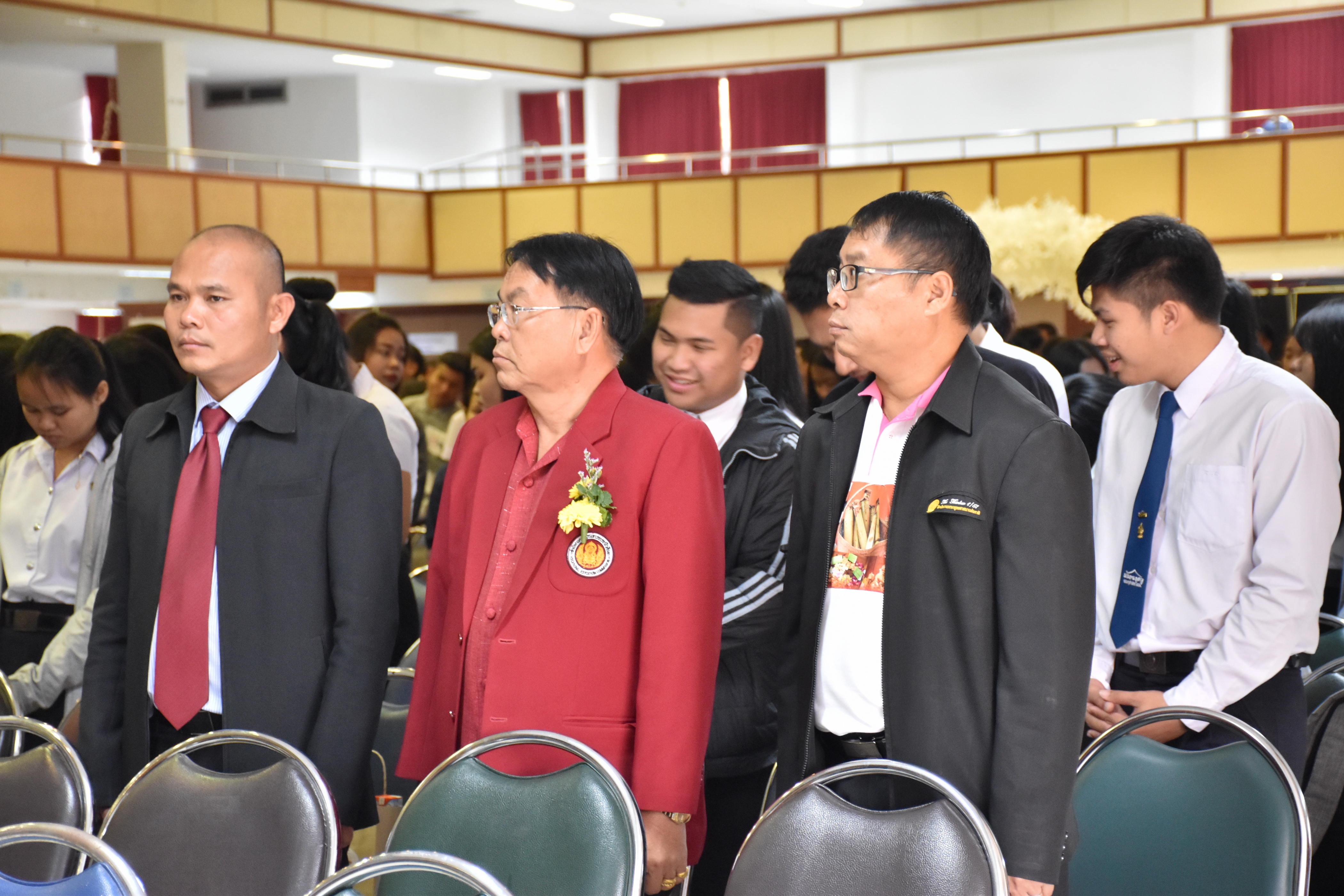 14 กุมภาพันธ์ 2561 มหกรรมสร้างงาน สร้างอาชีพ เฉลิมพระเกียรติ สถาบันพระมหากษัตริย์ จังหวัดมหาสารคาม