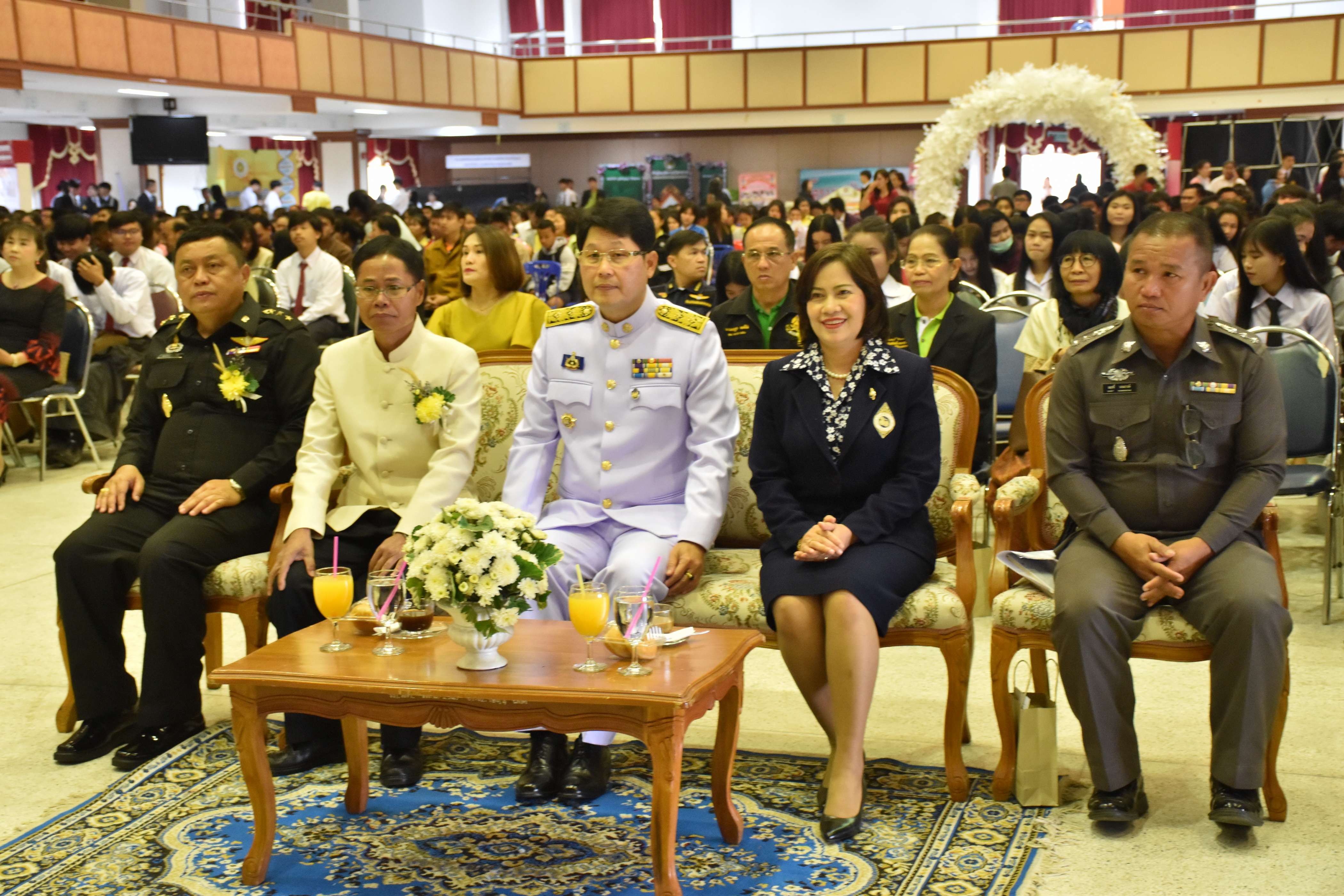 14 กุมภาพันธ์ 2561 มหกรรมสร้างงาน สร้างอาชีพ เฉลิมพระเกียรติ สถาบันพระมหากษัตริย์ จังหวัดมหาสารคาม