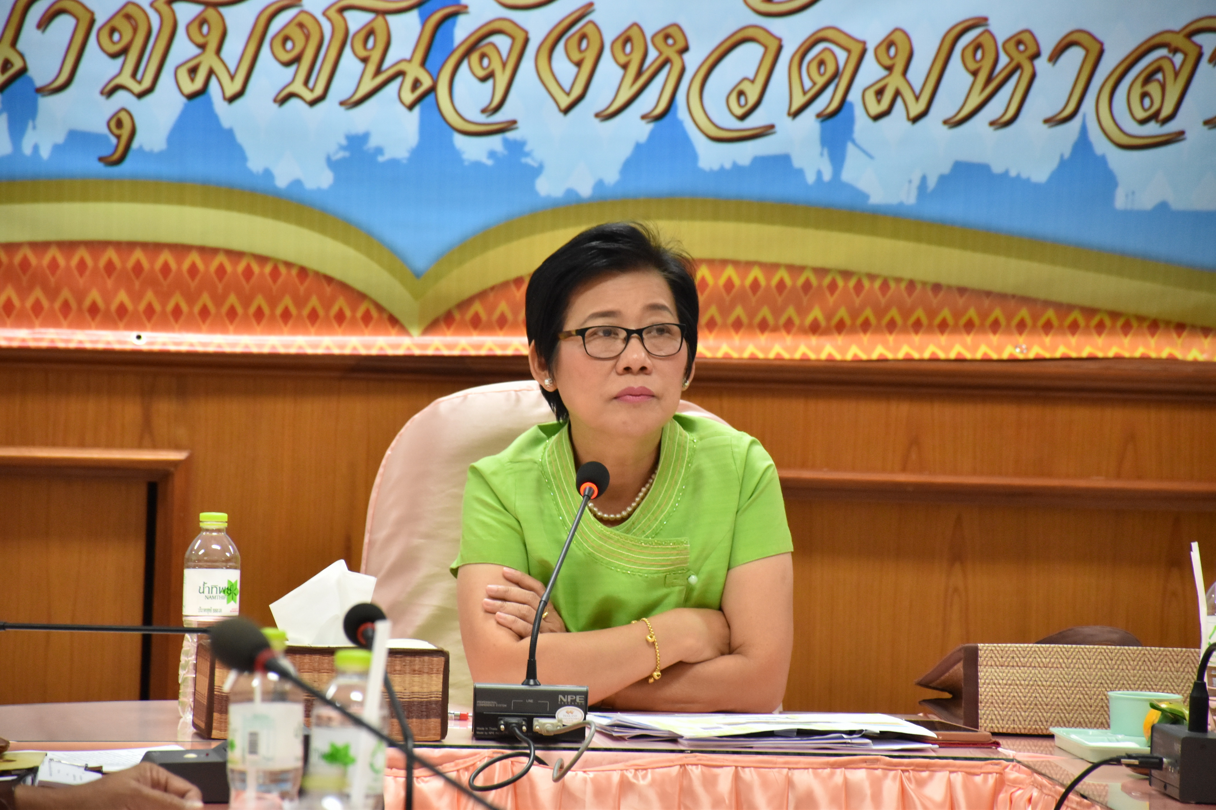 15 กุมภาพันธ์ 2561 การประชุมซักซ้อมแนวทางการขับเคลื่อนการพัฒนาประเทศตามโครงการไทยนิยม ยั่งยืน
