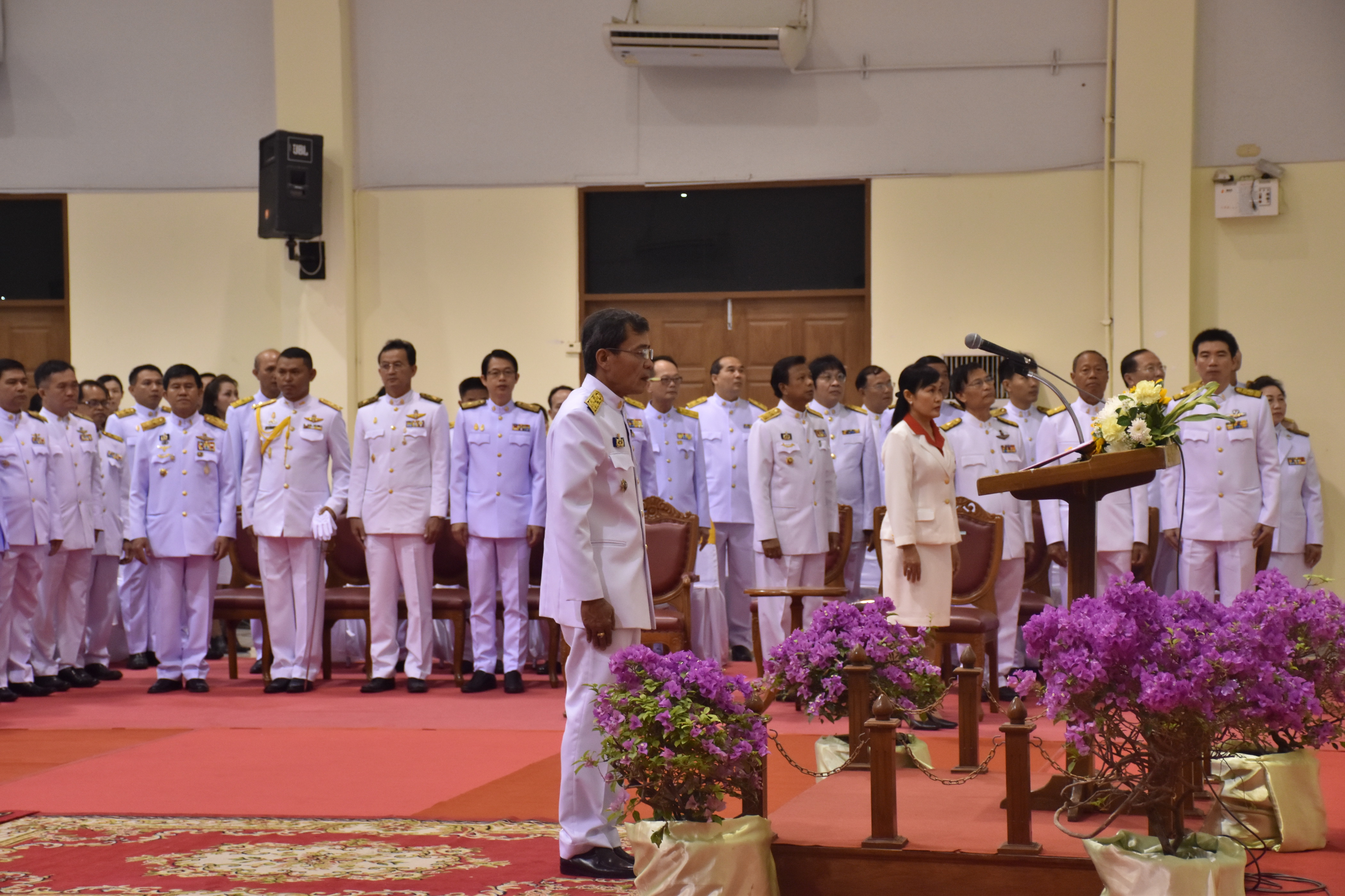 2 มีนาคม 2561 พิธีวางพานพุ่มดอกไม้สดถวายแด่ พระบาทสมเด็จพระปรมินทรมหาภูมิพลอดุลยเดช เนื่องใน “วันพระบิดาแห่งมาตรฐานการช่างไทย” ประจำปี 2561