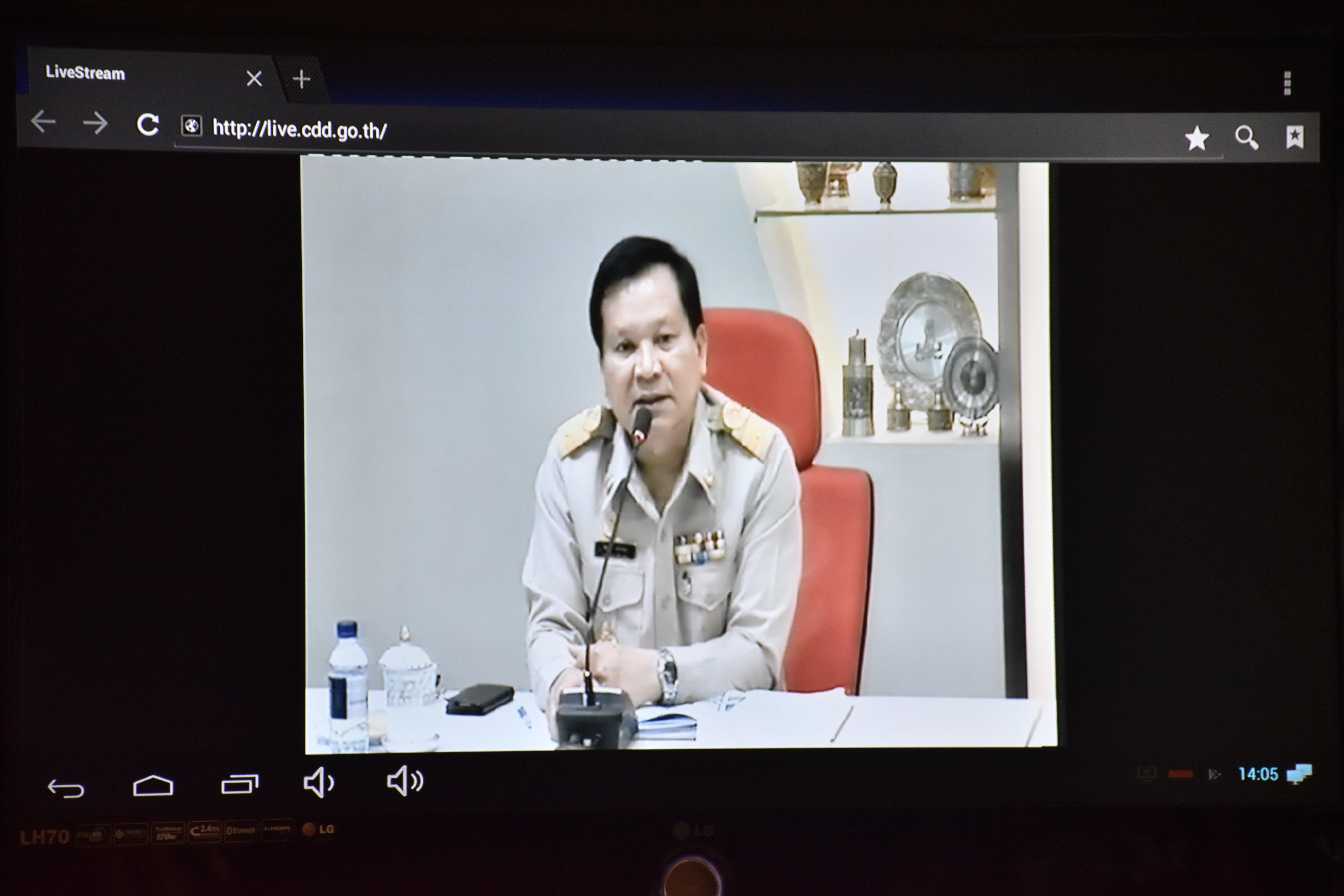 12 มีนาคม 2561 การประชุมสร้างความเข้าใจการดำเนินงานโครงการไทยนิยม ยั่งยืน ผ่านระบบวีดิทัศน์ทางไกล (Video Conference)