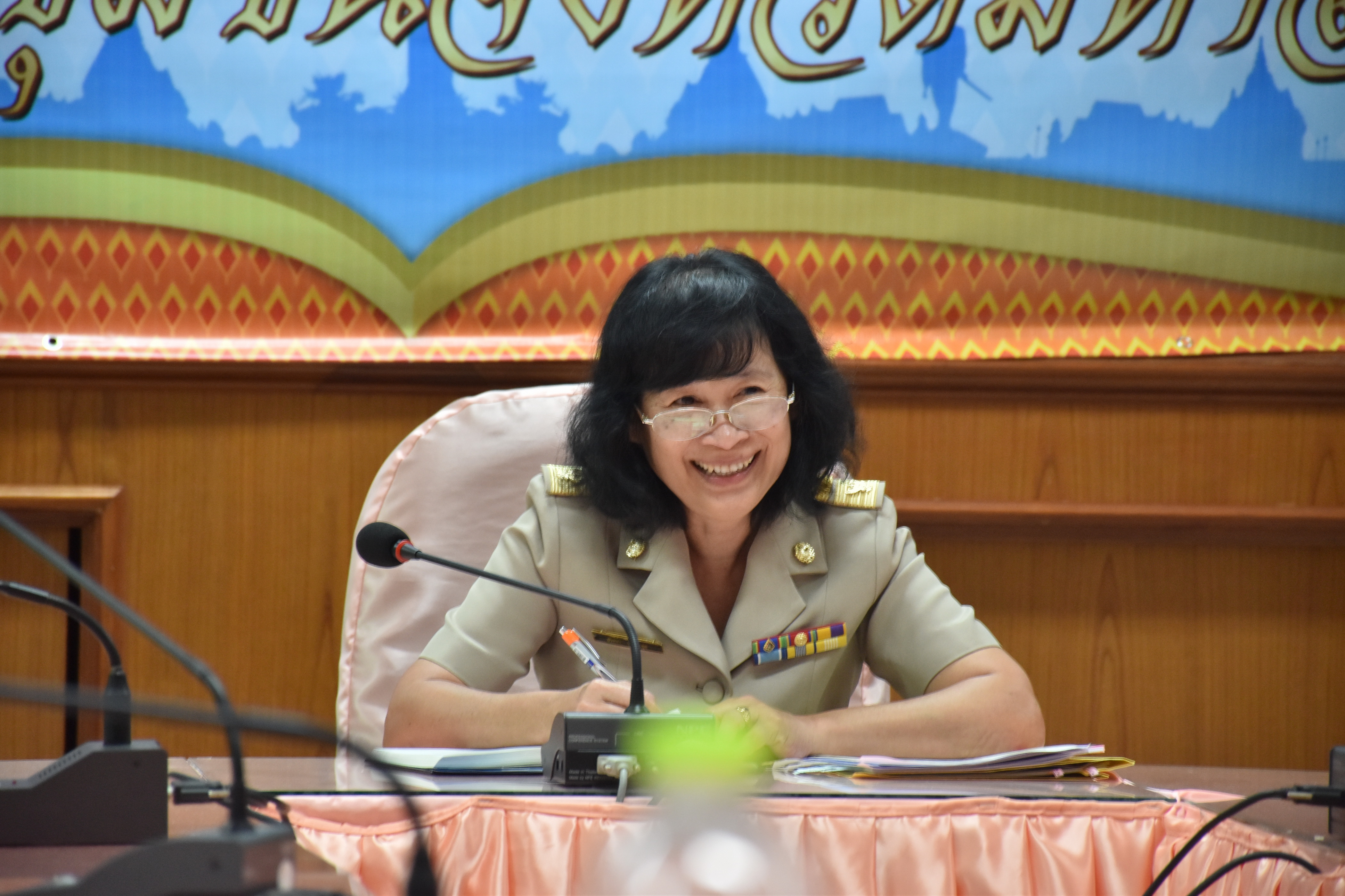 5 มีนาคม 2561 การประชุมหัวหน้ากลุ่ม หัวหน้าฝ่าย และนักวิชาการพัฒนาชุมชนจังหวัดมหาสารคาม