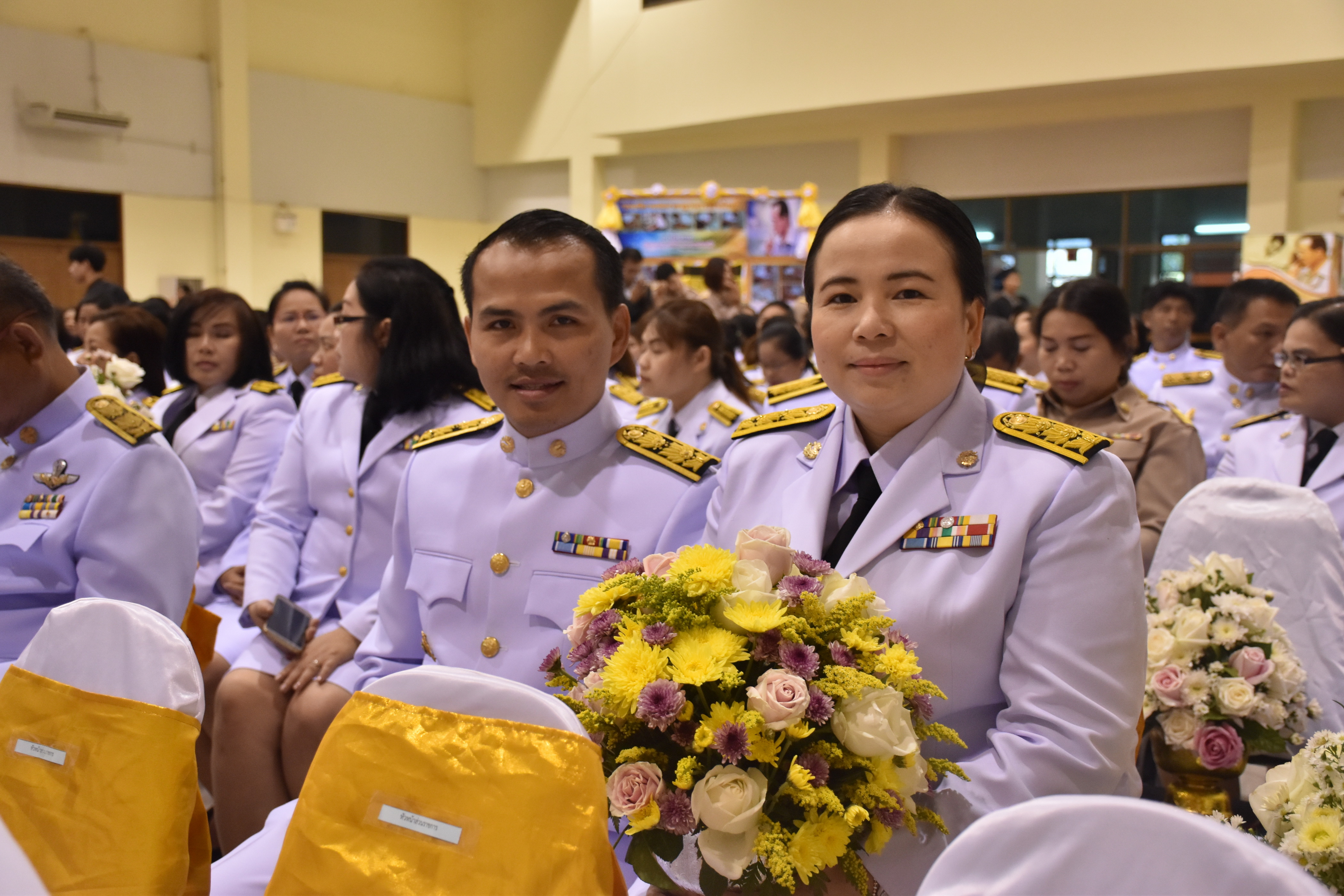 2 มีนาคม 2561 พิธีวางพานพุ่มดอกไม้สดถวายแด่ พระบาทสมเด็จพระปรมินทรมหาภูมิพลอดุลยเดช เนื่องใน “วันพระบิดาแห่งมาตรฐานการช่างไทย” ประจำปี 2561