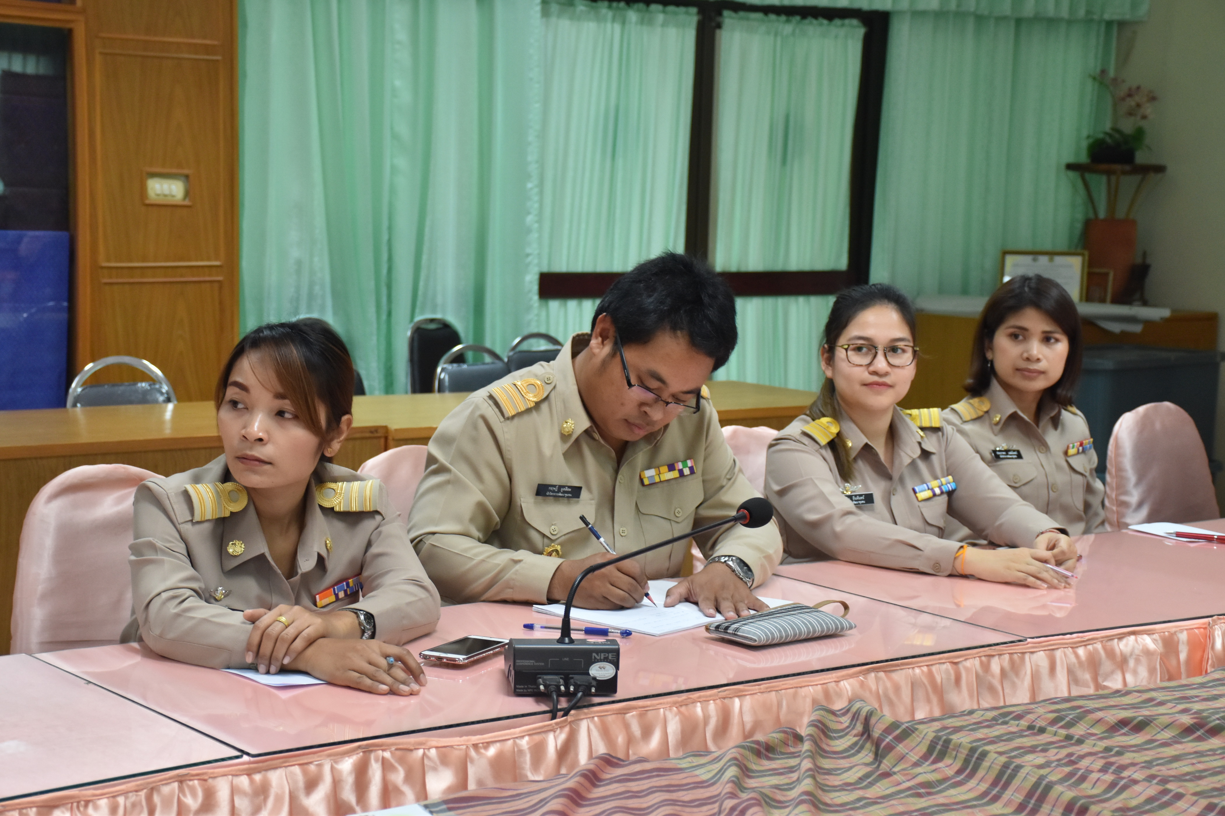 5 มีนาคม 2561 การประชุมหัวหน้ากลุ่ม หัวหน้าฝ่าย และนักวิชาการพัฒนาชุมชนจังหวัดมหาสารคาม