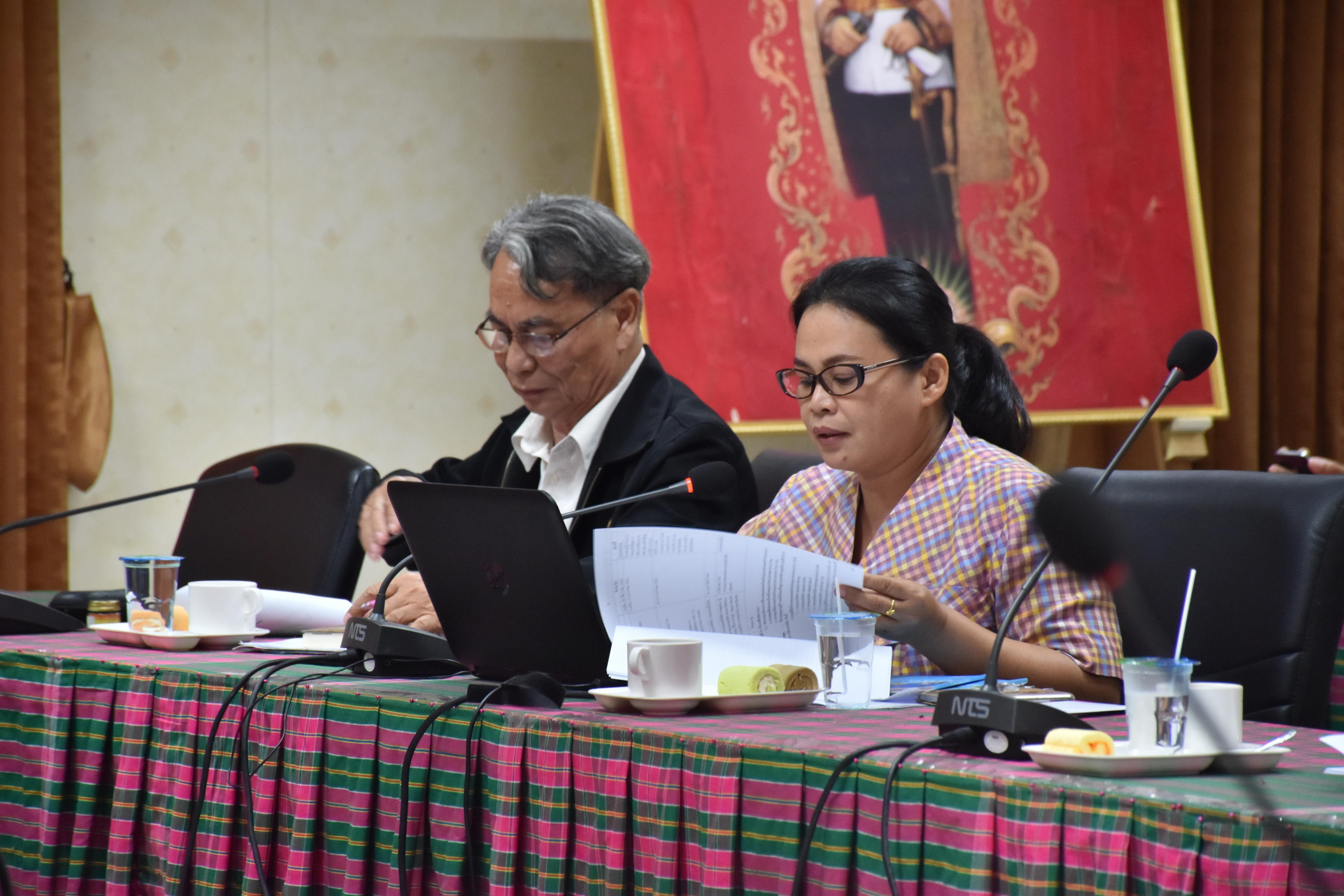 6 มีนาคม 2561 การประชุมคณะกรรมการสนับสนุนการขับเคลื่อนสวัสดิการชุมชน จังหวัดมหาสารคาม ครั้งที่ 1/2561