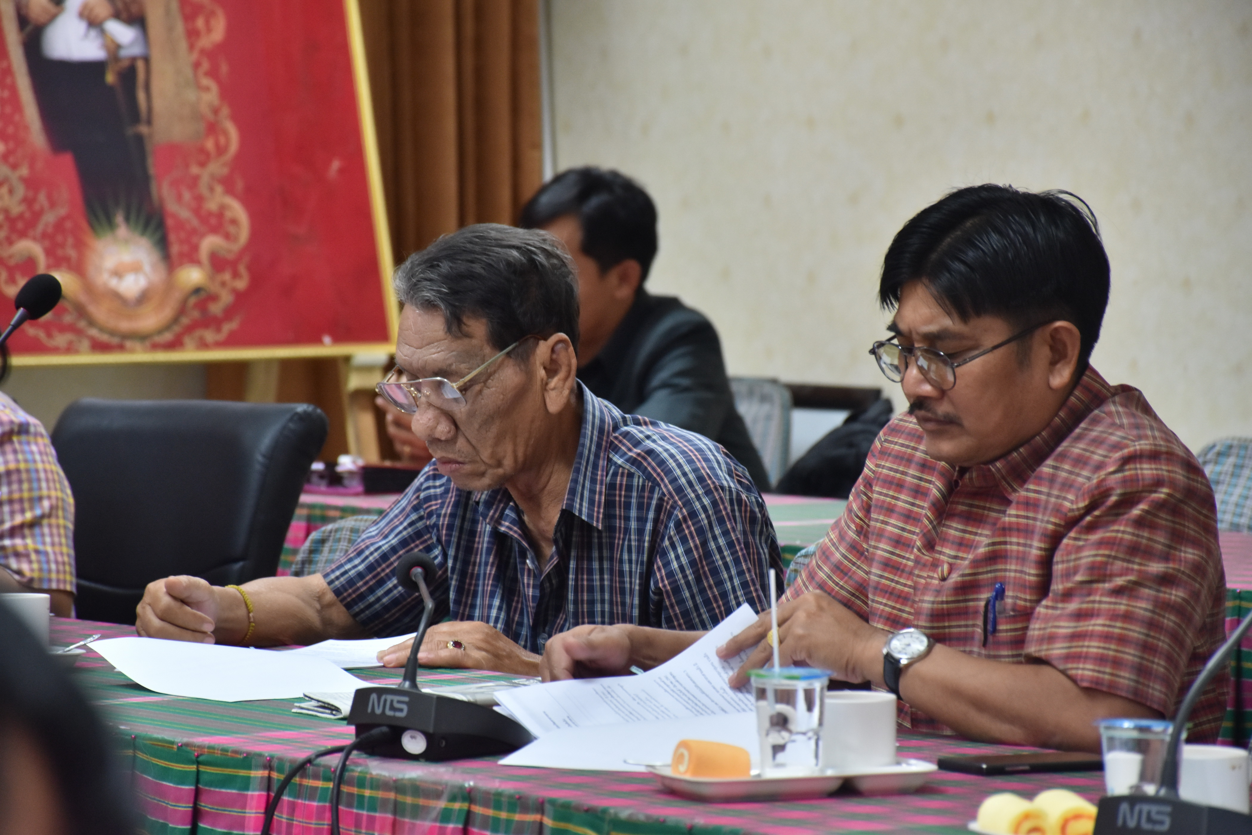 6 มีนาคม 2561 การประชุมคณะกรรมการสนับสนุนการขับเคลื่อนสวัสดิการชุมชน จังหวัดมหาสารคาม ครั้งที่ 1/2561