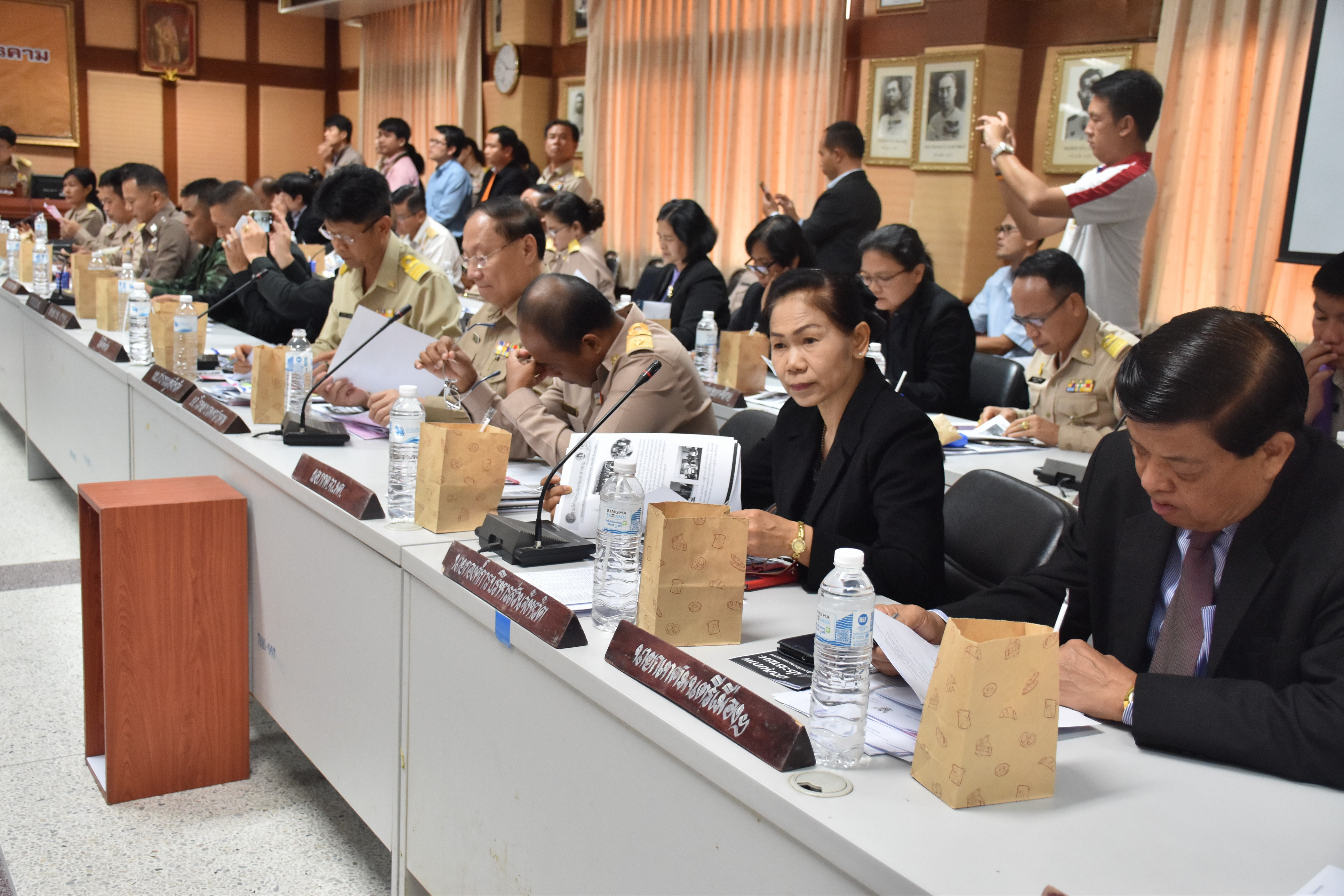 29 มีนาคม 2561 การประชุมคณะกรมการจังหวัดมหาสารคาม หัวหน้าส่วนราชการ นายอำเภอ ประจำเดือนมีนาคม 2561 ครั้งที่ 3/2561