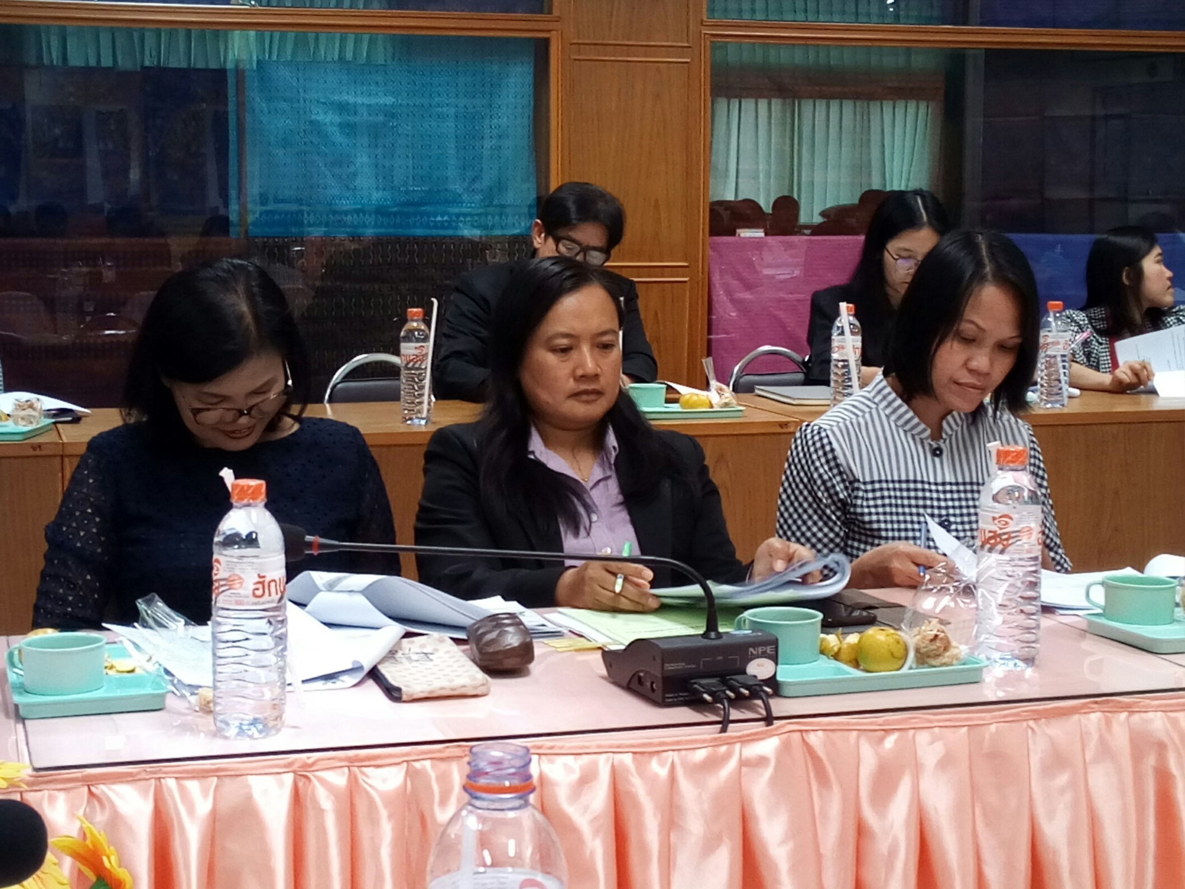 28 มีนาคม 2561 การประชุมคณะทำงานขับเคลื่อนนโยบายสานพลังประชารัฐจังหวัดมหาสารคาม (คณะทำงานกลุ่มแผนงานเพิ่มขีดความสามารถและกลุ่มแผนงานพัฒนาคน D1 D4 D5 E1 E2 E4 และ E5) ครั้งที่ 1/2561