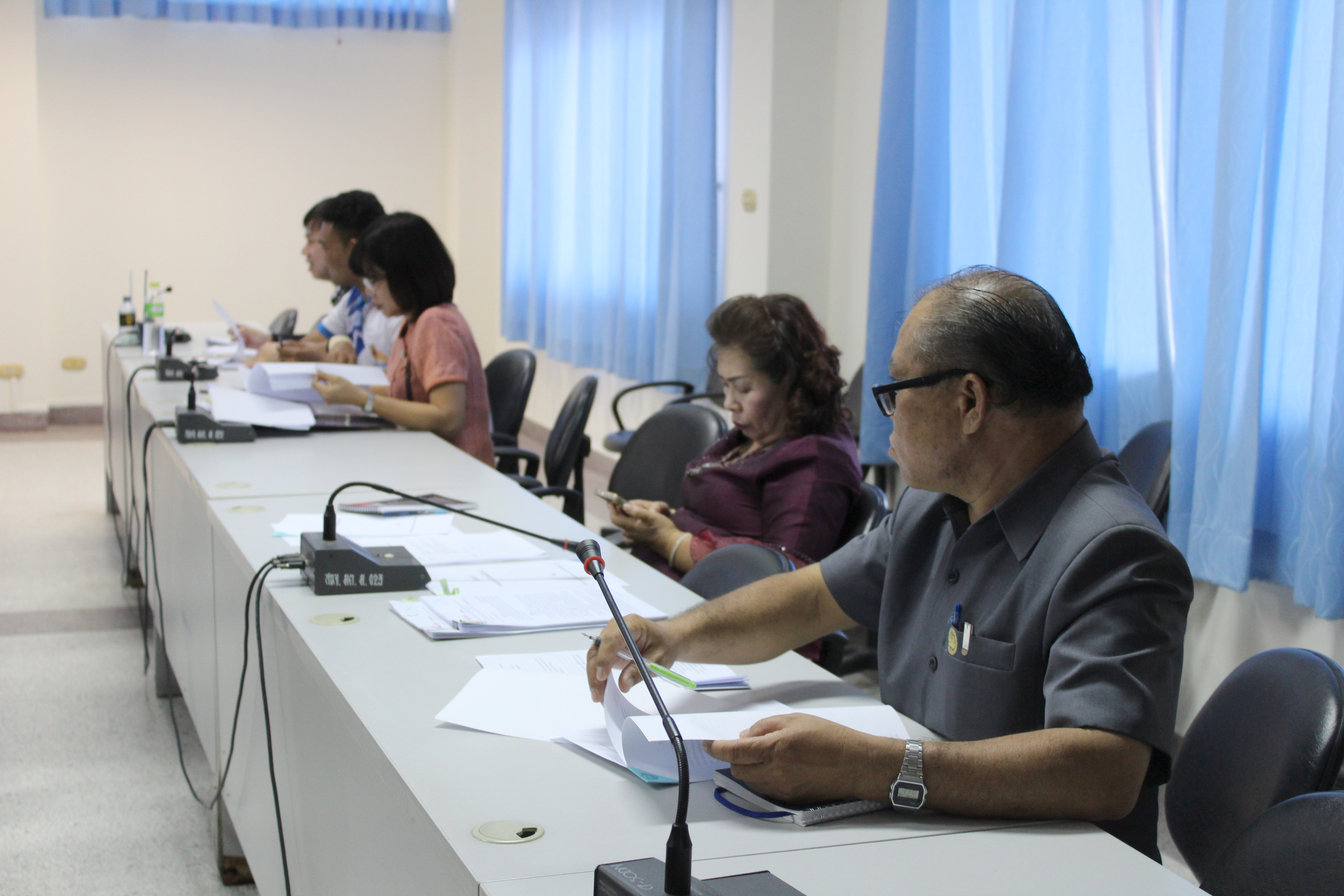 20 เมษายน 2561 การประชุมคณะกรรมการบริหารจัดการพื้นที่ศาลากลางจังหวัดมหาสารคาม (หลังเก่า) ครั้งที่ 1/2561