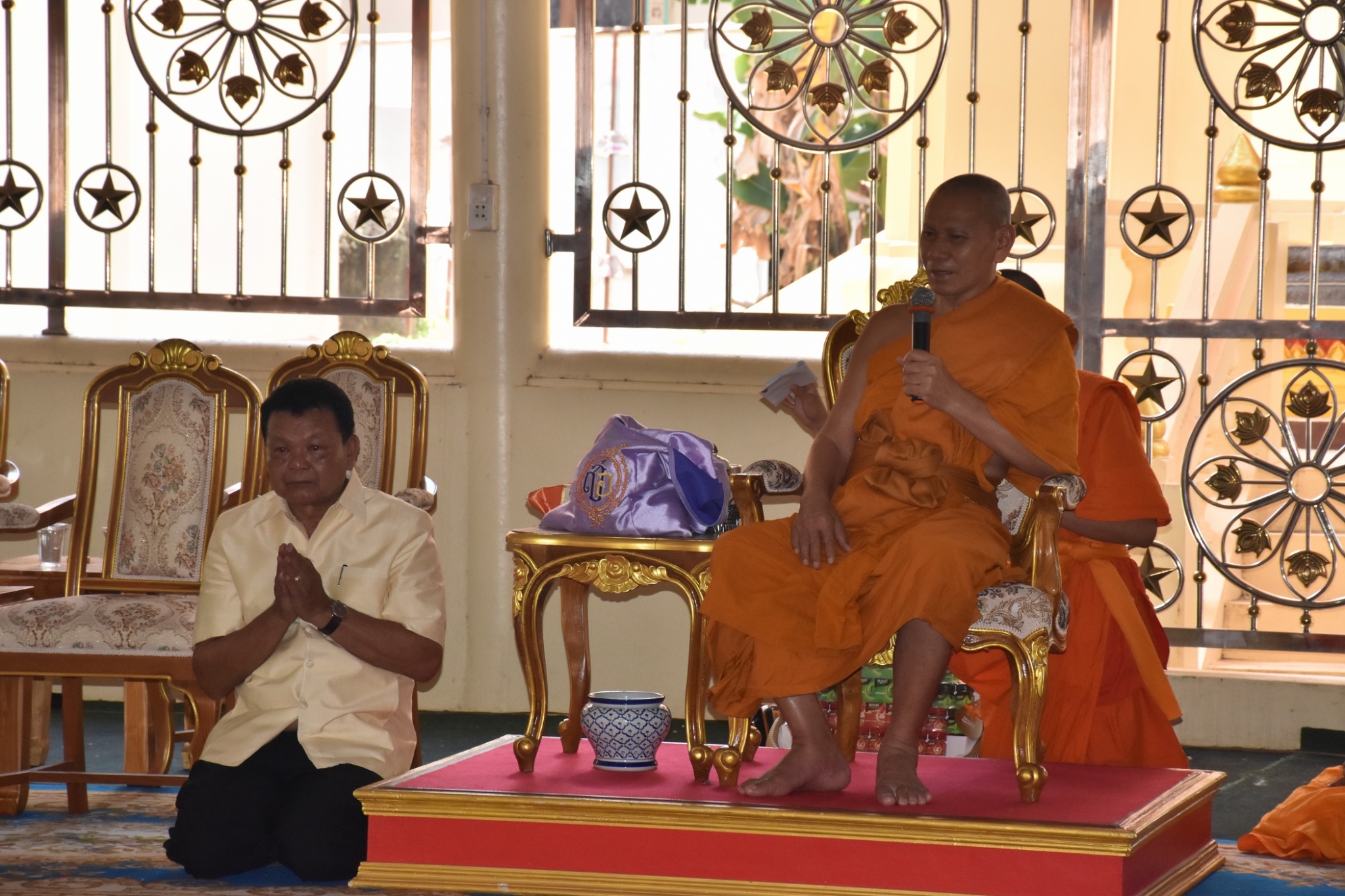 พิธีทอดผ้าป่ามหากุศลสมทบกองทุนพัฒนาเด็กชนบท ในพระราชูปถัมภ์สมเด็จพระเทพรัตนราชสุดาฯ สยามบรมราชกุมารี ประจำปี 2561 จังหวัดมหาสารคาม
