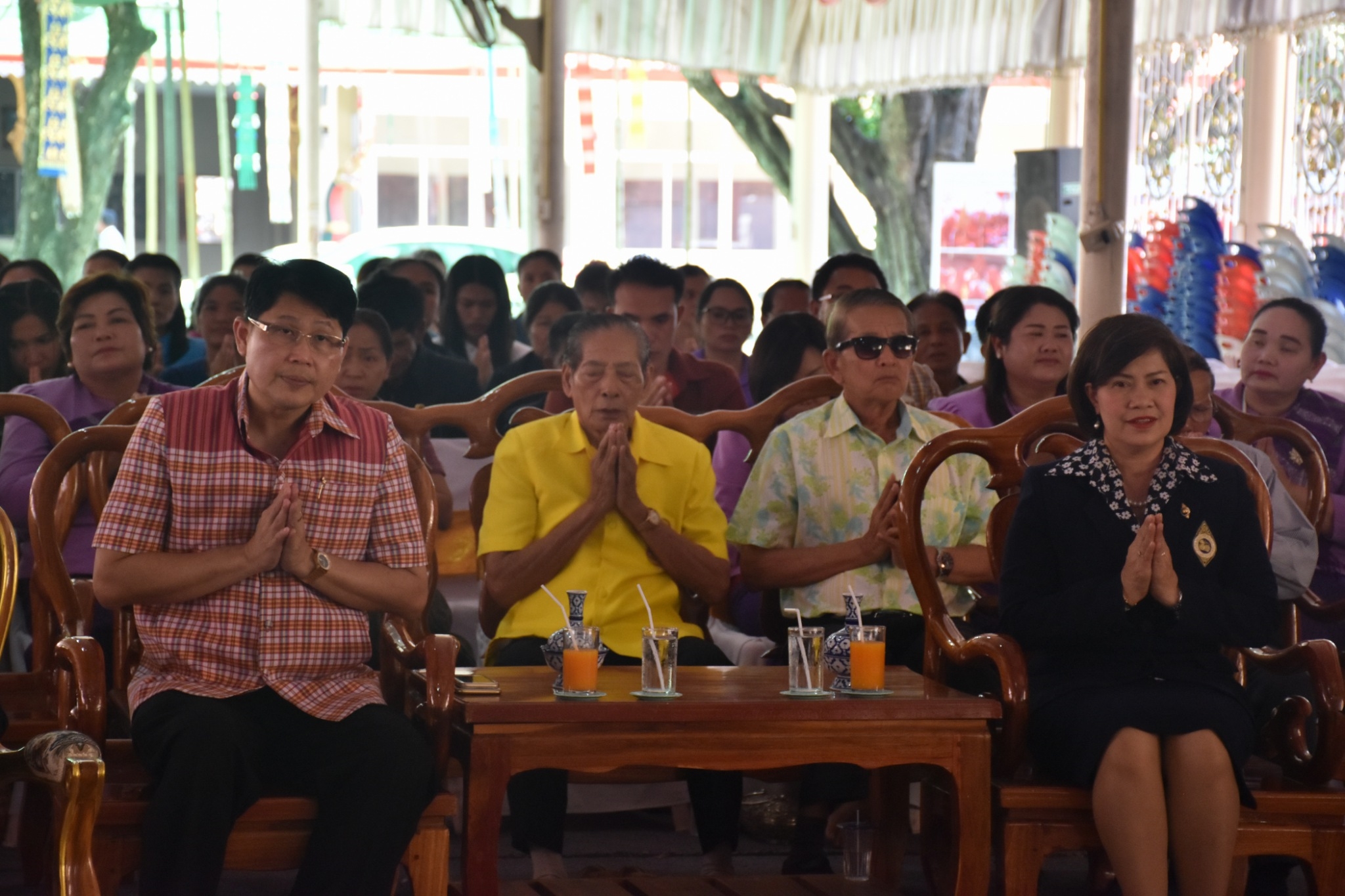 พิธีทอดผ้าป่ามหากุศลสมทบกองทุนพัฒนาเด็กชนบท ในพระราชูปถัมภ์สมเด็จพระเทพรัตนราชสุดาฯ สยามบรมราชกุมารี ประจำปี 2561 จังหวัดมหาสารคาม