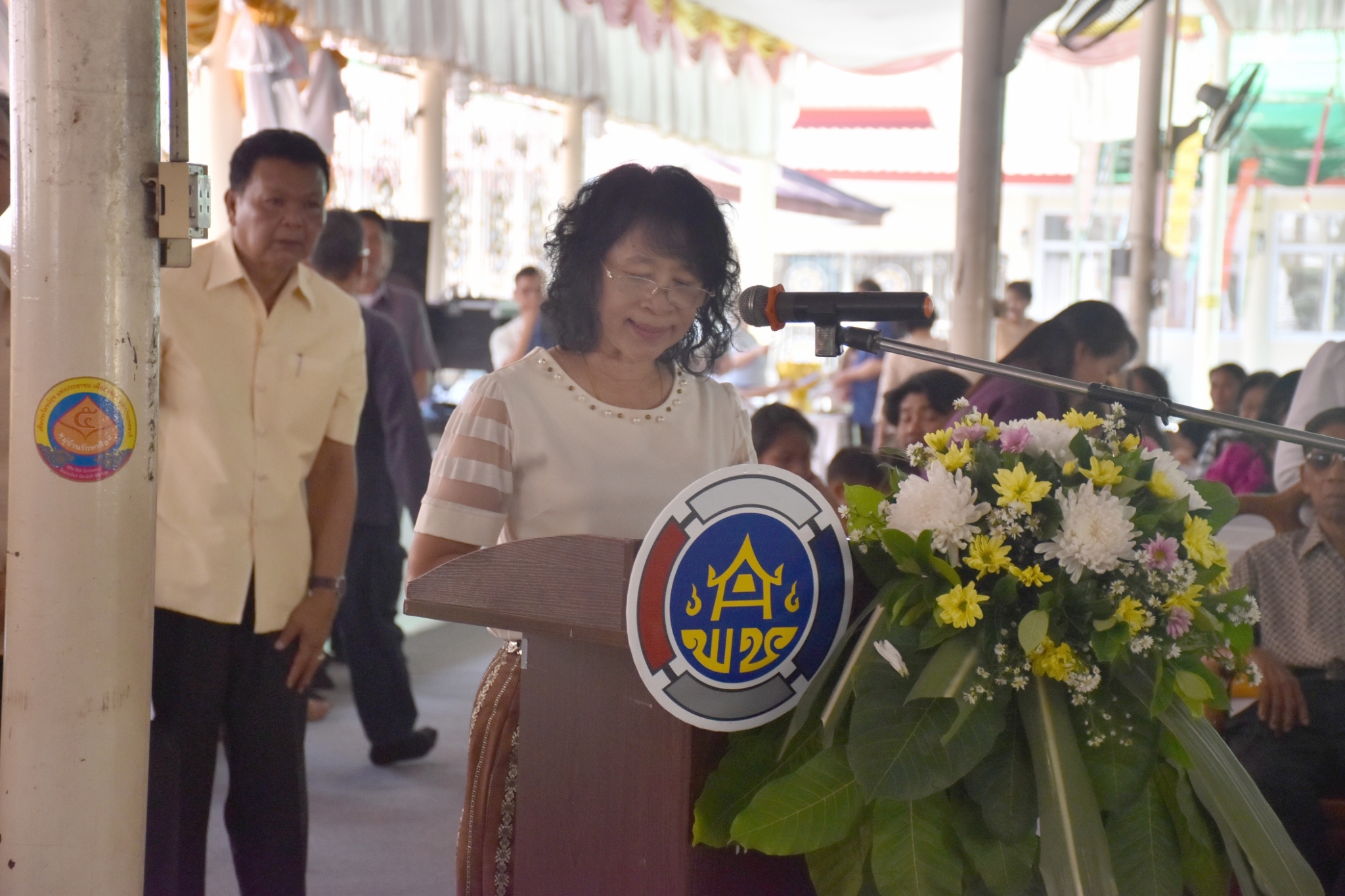 พิธีทอดผ้าป่ามหากุศลสมทบกองทุนพัฒนาเด็กชนบท ในพระราชูปถัมภ์สมเด็จพระเทพรัตนราชสุดาฯ สยามบรมราชกุมารี ประจำปี 2561 จังหวัดมหาสารคาม