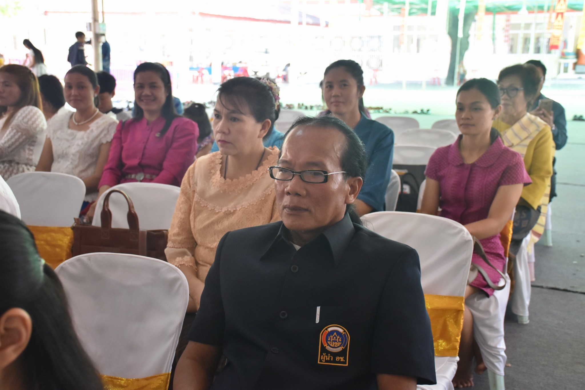 พิธีทอดผ้าป่ามหากุศลสมทบกองทุนพัฒนาเด็กชนบท ในพระราชูปถัมภ์สมเด็จพระเทพรัตนราชสุดาฯ สยามบรมราชกุมารี ประจำปี 2561 จังหวัดมหาสารคาม