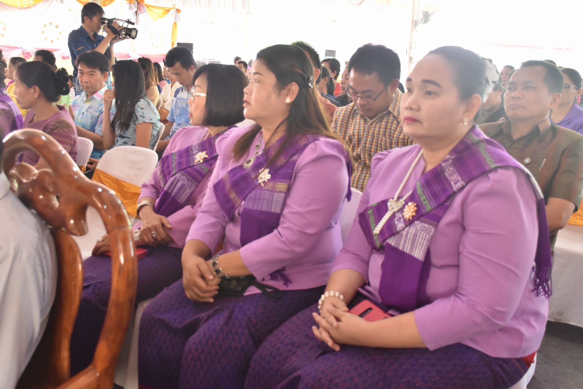 พิธีทอดผ้าป่ามหากุศลสมทบกองทุนพัฒนาเด็กชนบท ในพระราชูปถัมภ์สมเด็จพระเทพรัตนราชสุดาฯ สยามบรมราชกุมารี ประจำปี 2561 จังหวัดมหาสารคาม