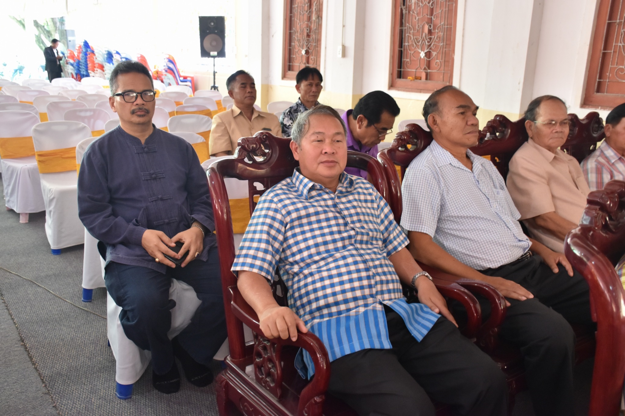 พิธีทอดผ้าป่ามหากุศลสมทบกองทุนพัฒนาเด็กชนบท ในพระราชูปถัมภ์สมเด็จพระเทพรัตนราชสุดาฯ สยามบรมราชกุมารี ประจำปี 2561 จังหวัดมหาสารคาม
