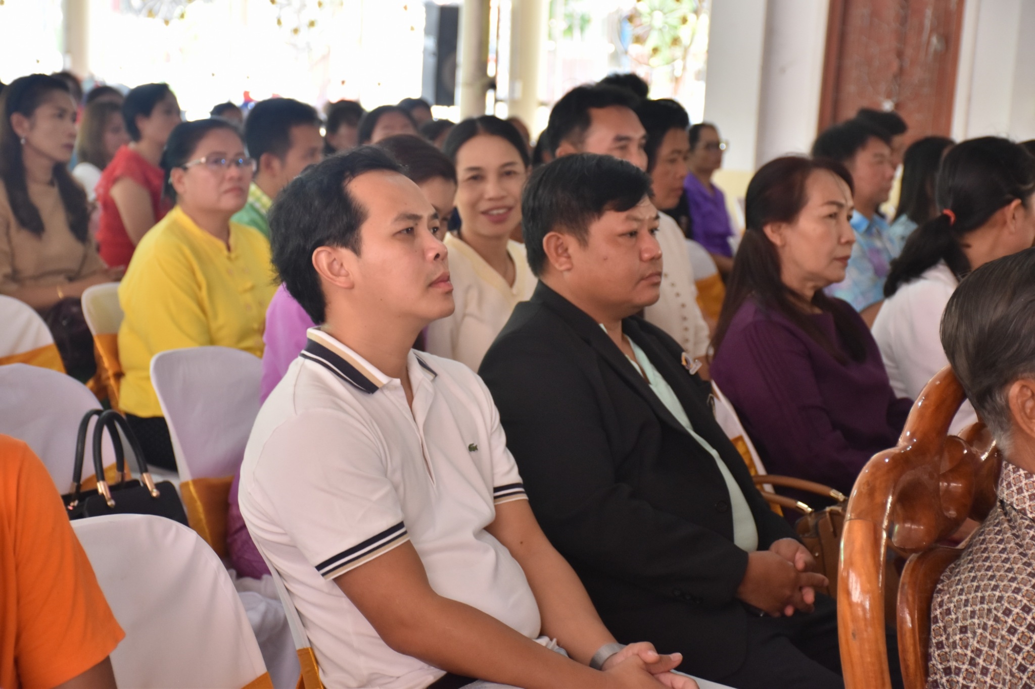 พิธีทอดผ้าป่ามหากุศลสมทบกองทุนพัฒนาเด็กชนบท ในพระราชูปถัมภ์สมเด็จพระเทพรัตนราชสุดาฯ สยามบรมราชกุมารี ประจำปี 2561 จังหวัดมหาสารคาม