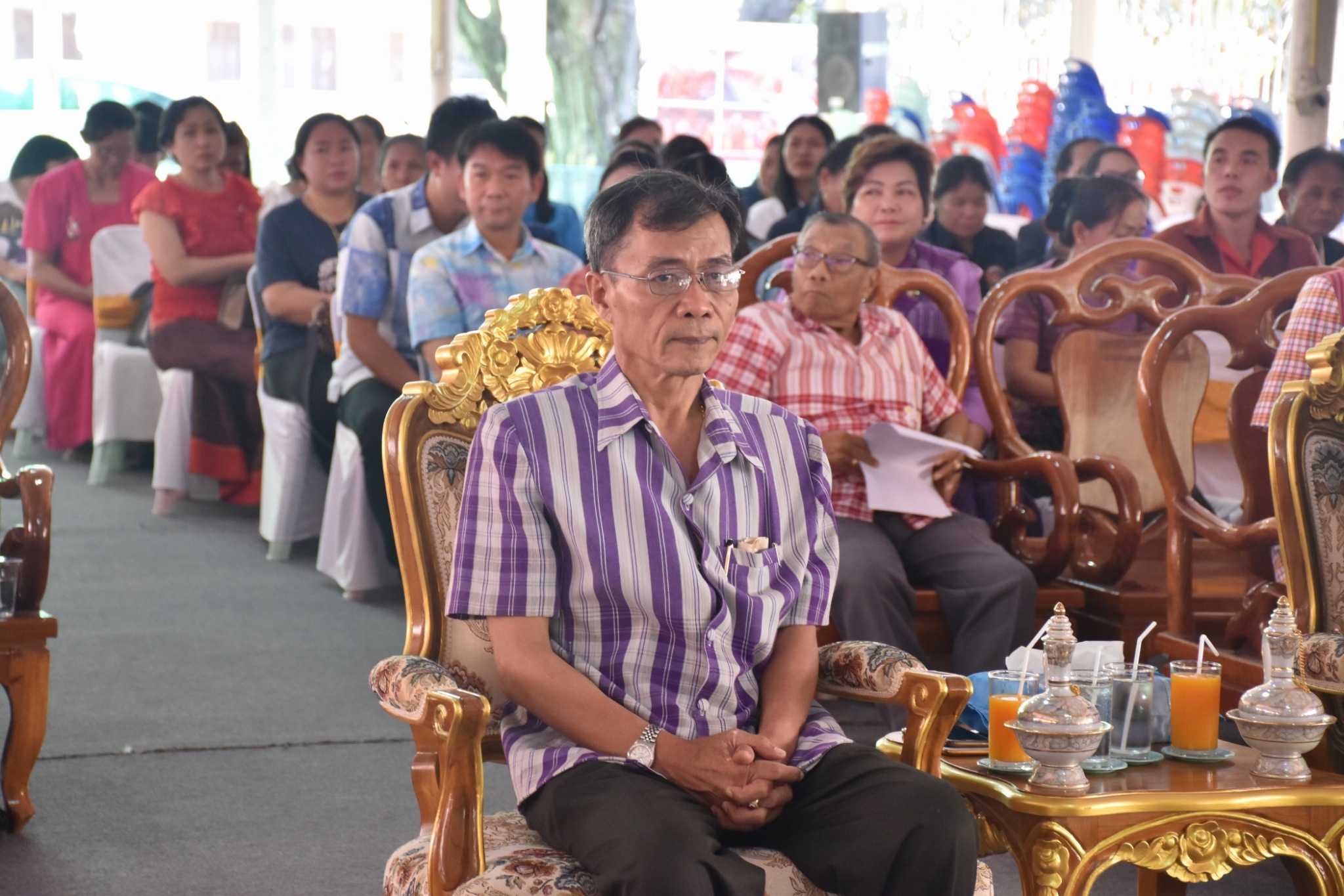 พิธีทอดผ้าป่ามหากุศลสมทบกองทุนพัฒนาเด็กชนบท ในพระราชูปถัมภ์สมเด็จพระเทพรัตนราชสุดาฯ สยามบรมราชกุมารี ประจำปี 2561 จังหวัดมหาสารคาม