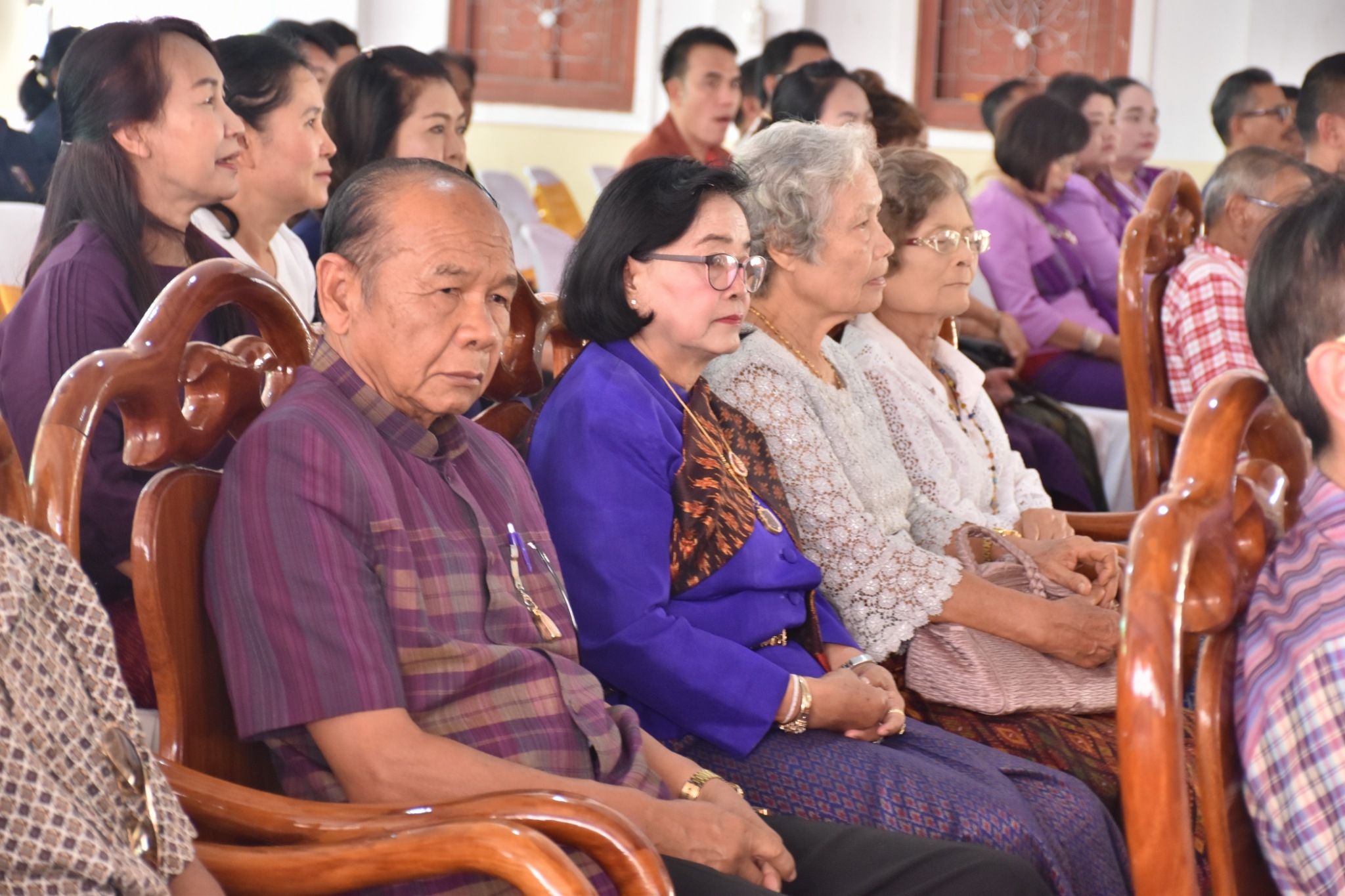 พิธีทอดผ้าป่ามหากุศลสมทบกองทุนพัฒนาเด็กชนบท ในพระราชูปถัมภ์สมเด็จพระเทพรัตนราชสุดาฯ สยามบรมราชกุมารี ประจำปี 2561 จังหวัดมหาสารคาม