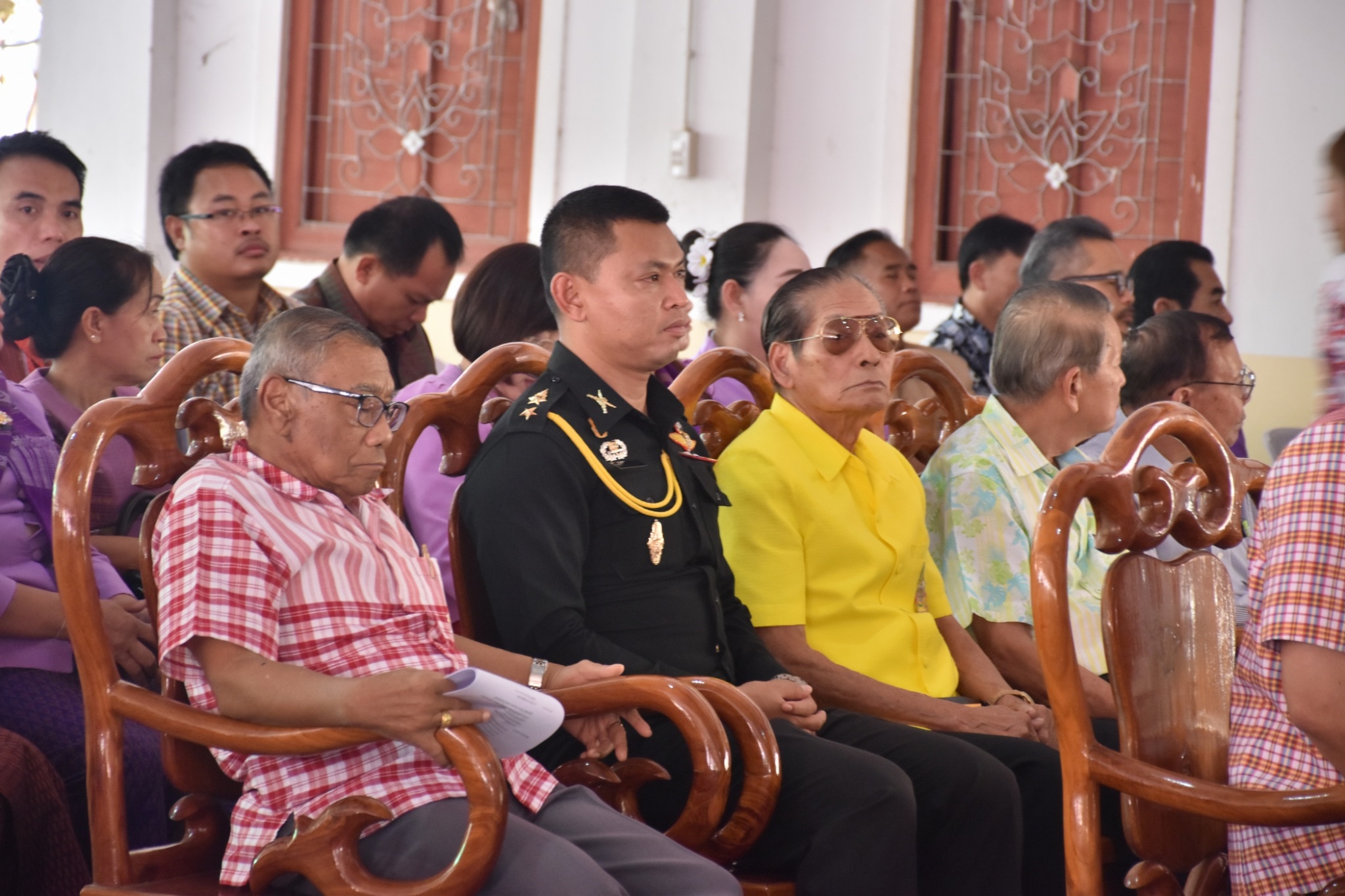 พิธีทอดผ้าป่ามหากุศลสมทบกองทุนพัฒนาเด็กชนบท ในพระราชูปถัมภ์สมเด็จพระเทพรัตนราชสุดาฯ สยามบรมราชกุมารี ประจำปี 2561 จังหวัดมหาสารคาม