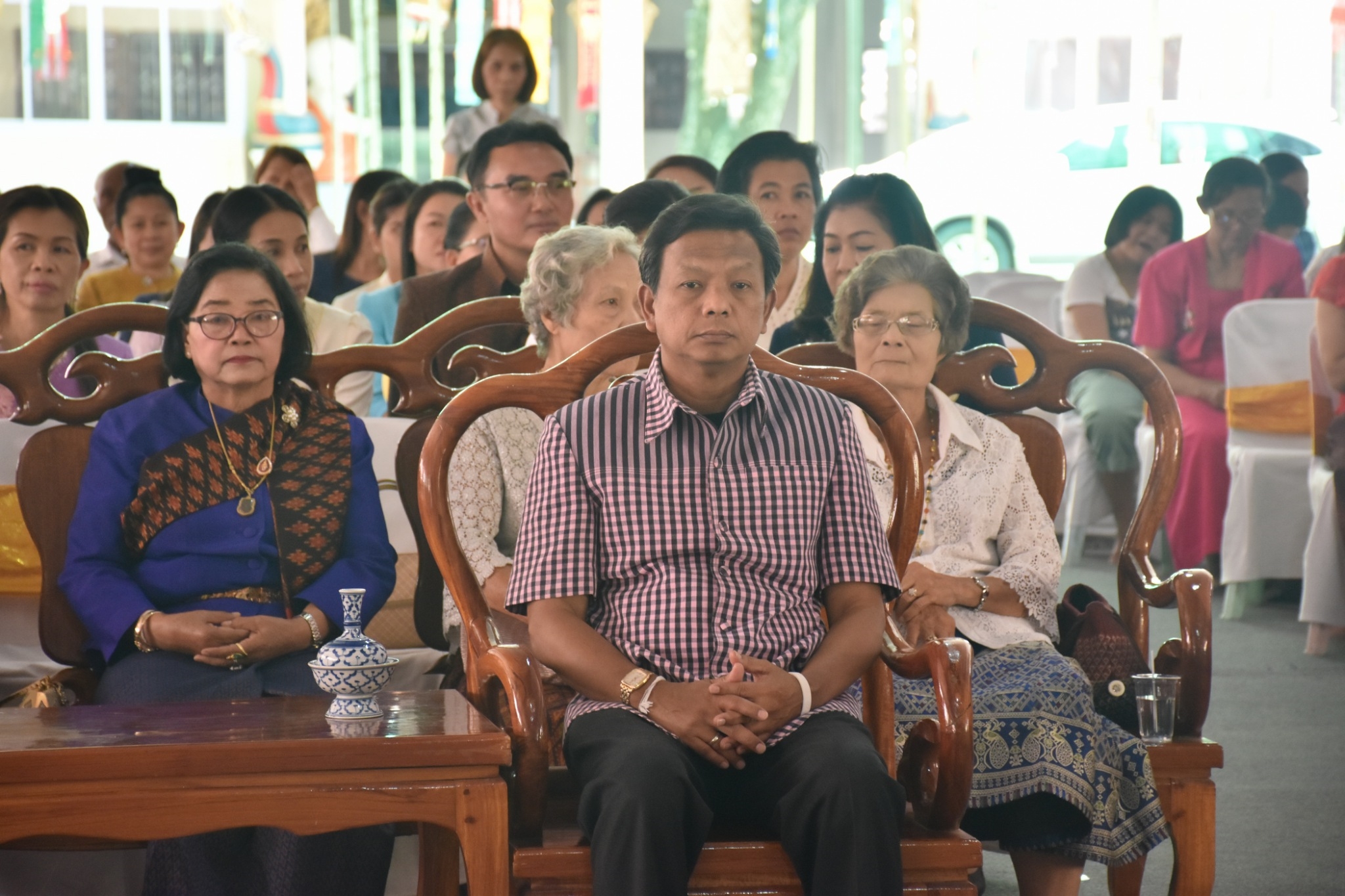 พิธีทอดผ้าป่ามหากุศลสมทบกองทุนพัฒนาเด็กชนบท ในพระราชูปถัมภ์สมเด็จพระเทพรัตนราชสุดาฯ สยามบรมราชกุมารี ประจำปี 2561 จังหวัดมหาสารคาม