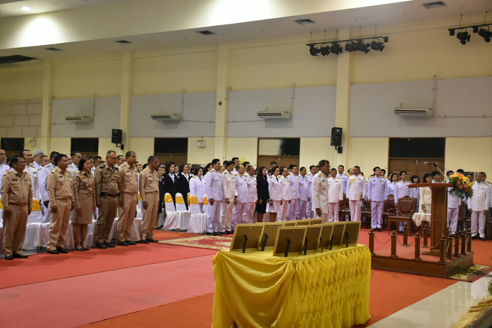 31 มีนาคม 2561 พิธีวันที่ระลึกพระบาทสมเด็จพระนั่งเกล้าเจ้าอยู่หัว พระมหาเจษฎาราชเจ้า และวันข้าราชการพลเรือน จังหวัดมหาสารคาม