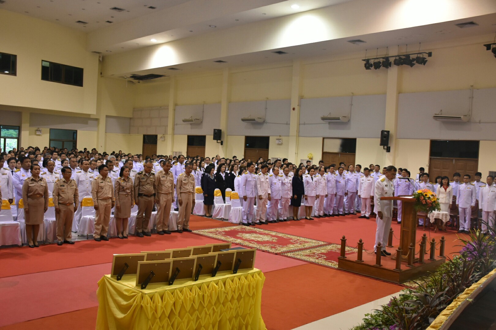31 มีนาคม 2561 พิธีวันที่ระลึกพระบาทสมเด็จพระนั่งเกล้าเจ้าอยู่หัว พระมหาเจษฎาราชเจ้า และวันข้าราชการพลเรือน จังหวัดมหาสารคาม