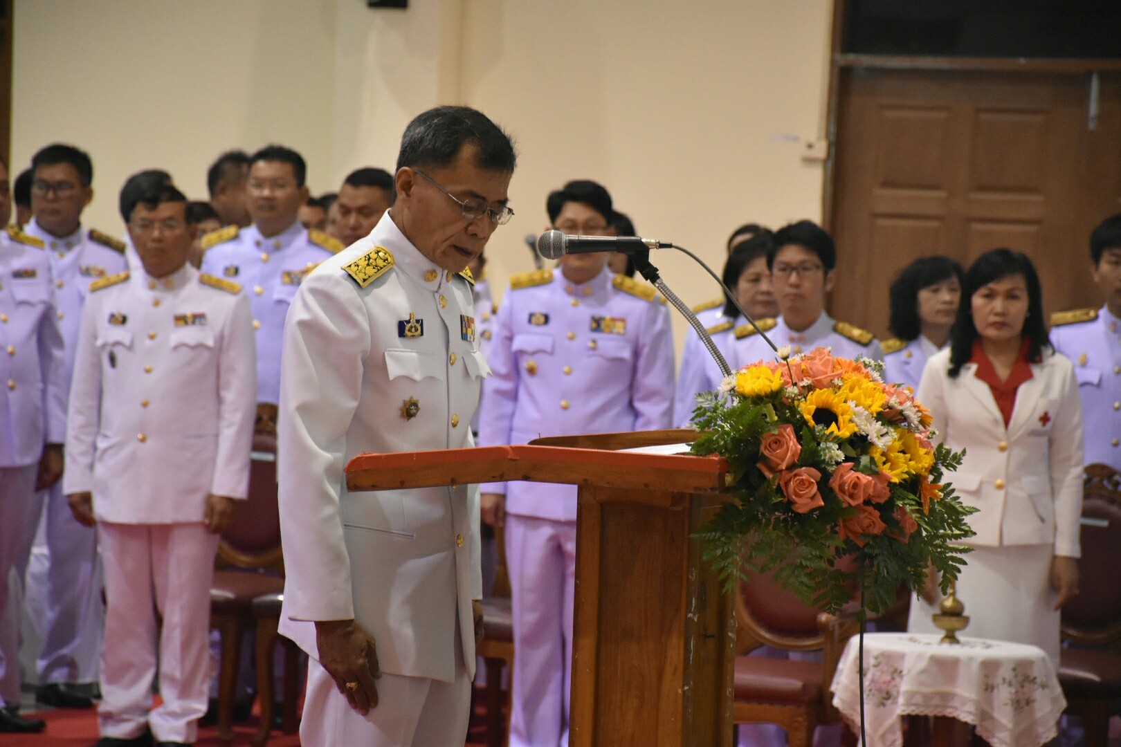31 มีนาคม 2561 พิธีวันที่ระลึกพระบาทสมเด็จพระนั่งเกล้าเจ้าอยู่หัว พระมหาเจษฎาราชเจ้า และวันข้าราชการพลเรือน จังหวัดมหาสารคาม