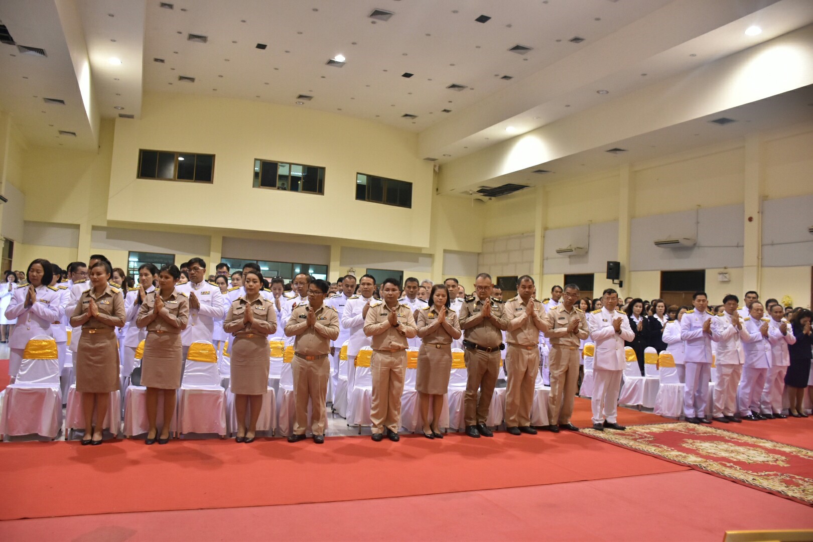 31 มีนาคม 2561 พิธีวันที่ระลึกพระบาทสมเด็จพระนั่งเกล้าเจ้าอยู่หัว พระมหาเจษฎาราชเจ้า และวันข้าราชการพลเรือน จังหวัดมหาสารคาม